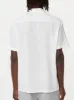 The Short Sleeve Hemp Shirt in Bright White sold by Frank & Oak