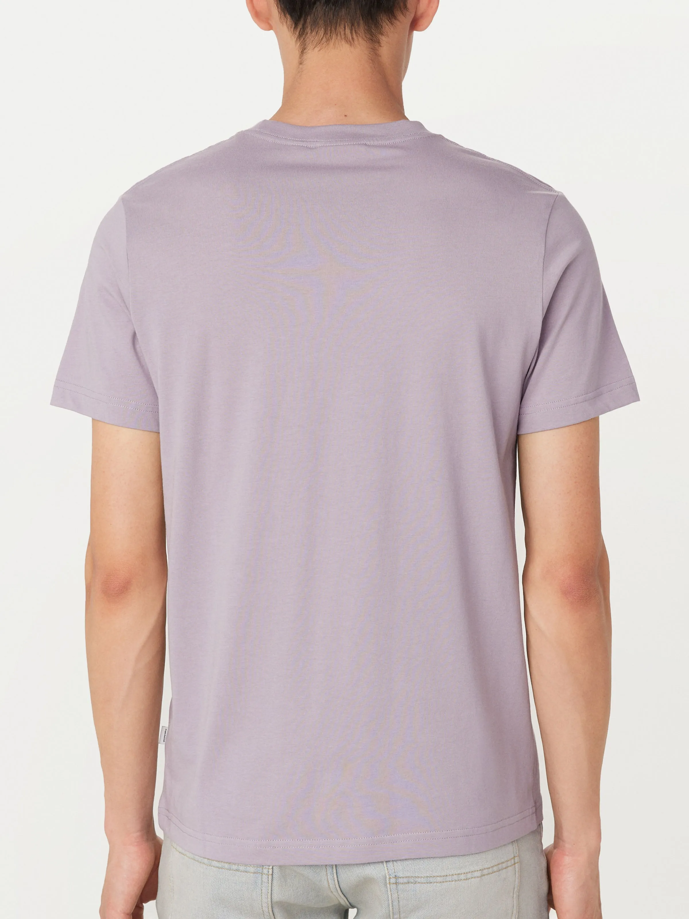 The Essential Slim T-Shirt in Lilac Grey sold by Frank & Oak product image thumbnail 4