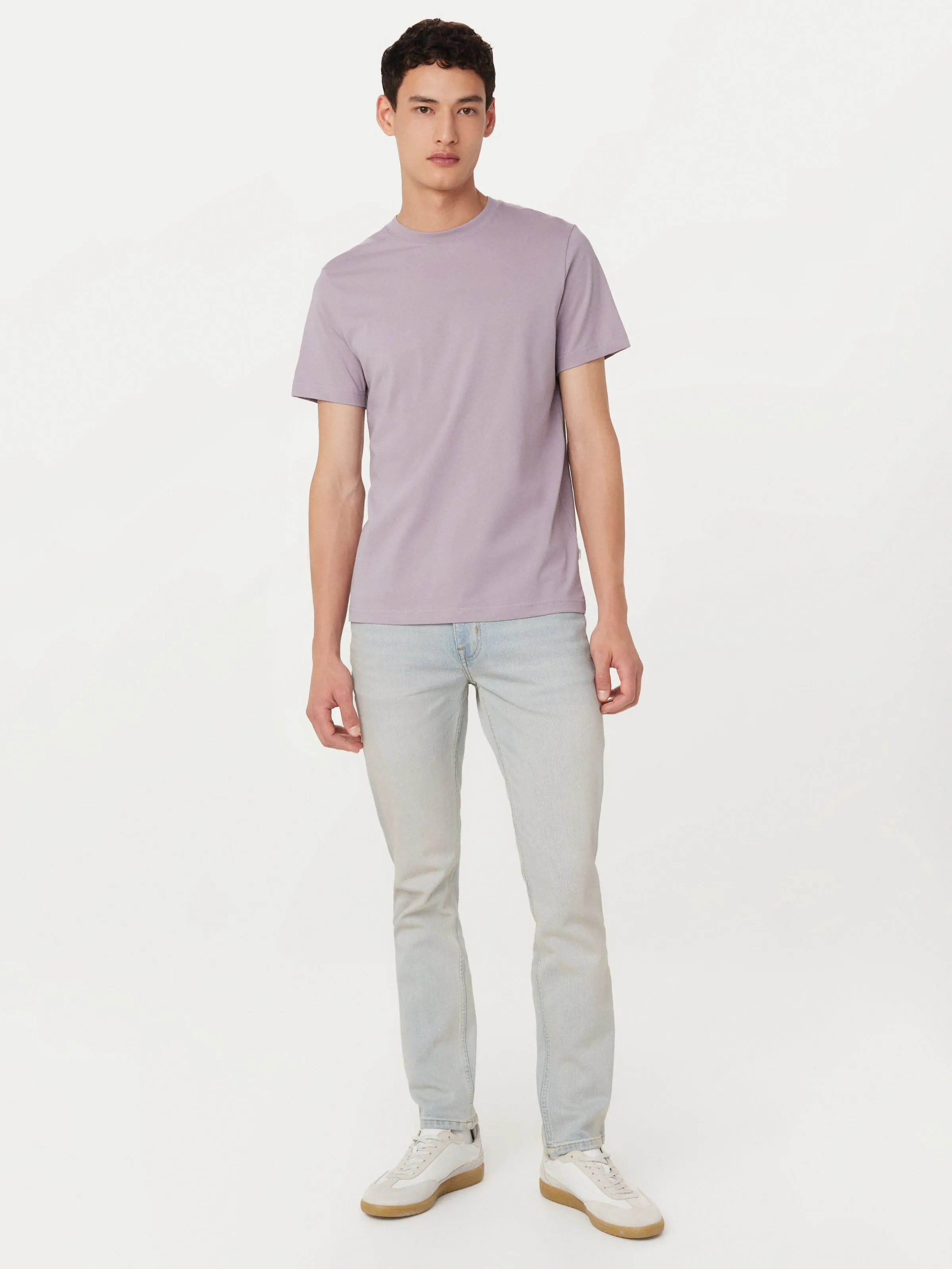 The Essential Slim T-Shirt in Lilac Grey sold by Frank & Oak product image thumbnail 2