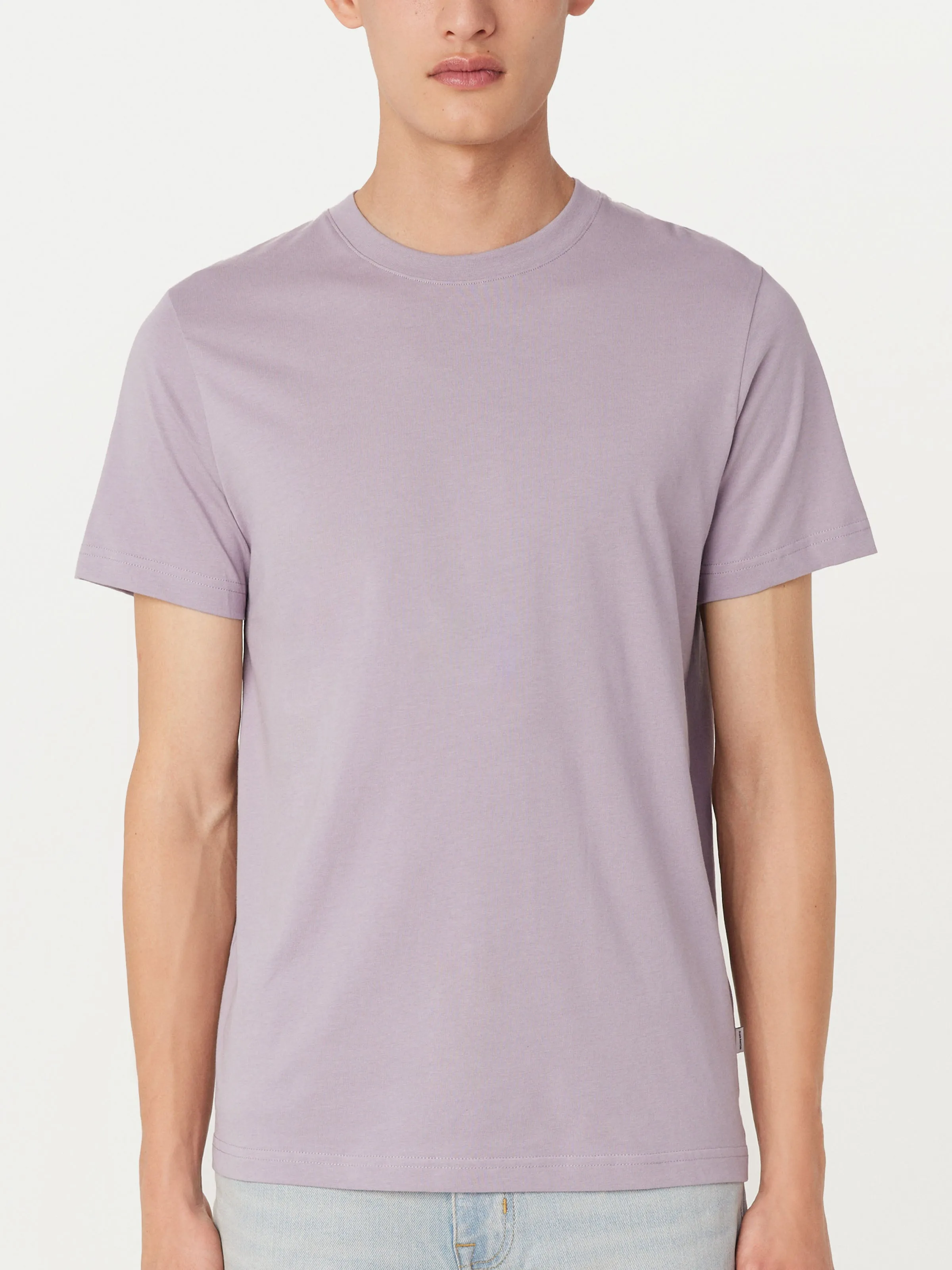 The Essential Slim T-Shirt in Lilac Grey sold by Frank & Oak product image thumbnail 3