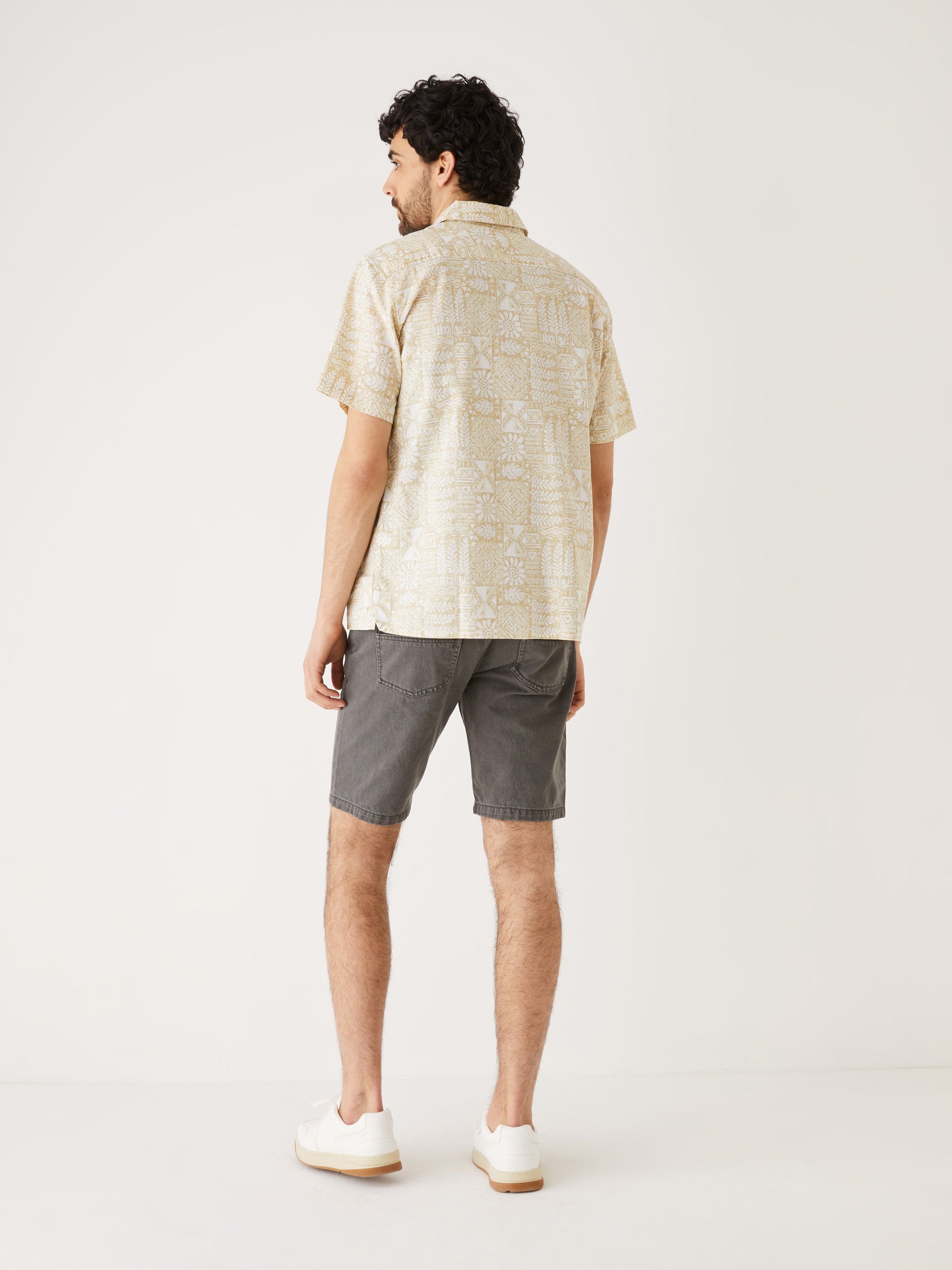 The Printed Hemp Shirt in Oyster Grey sold by Frank & Oak product image thumbnail 3