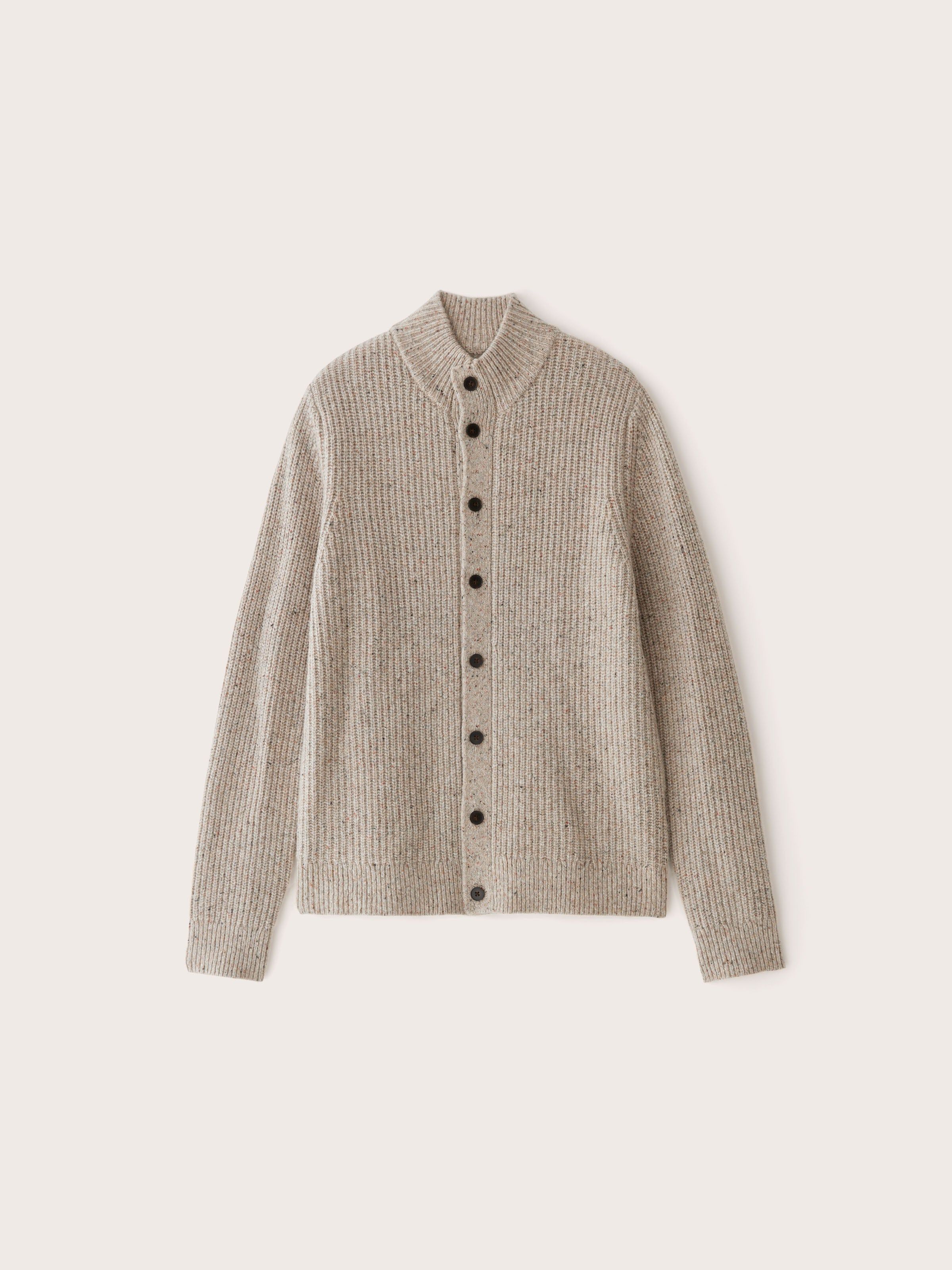 The Donegal Button-Up Sweater in Beige sold by Frank & Oak product image thumbnail 5