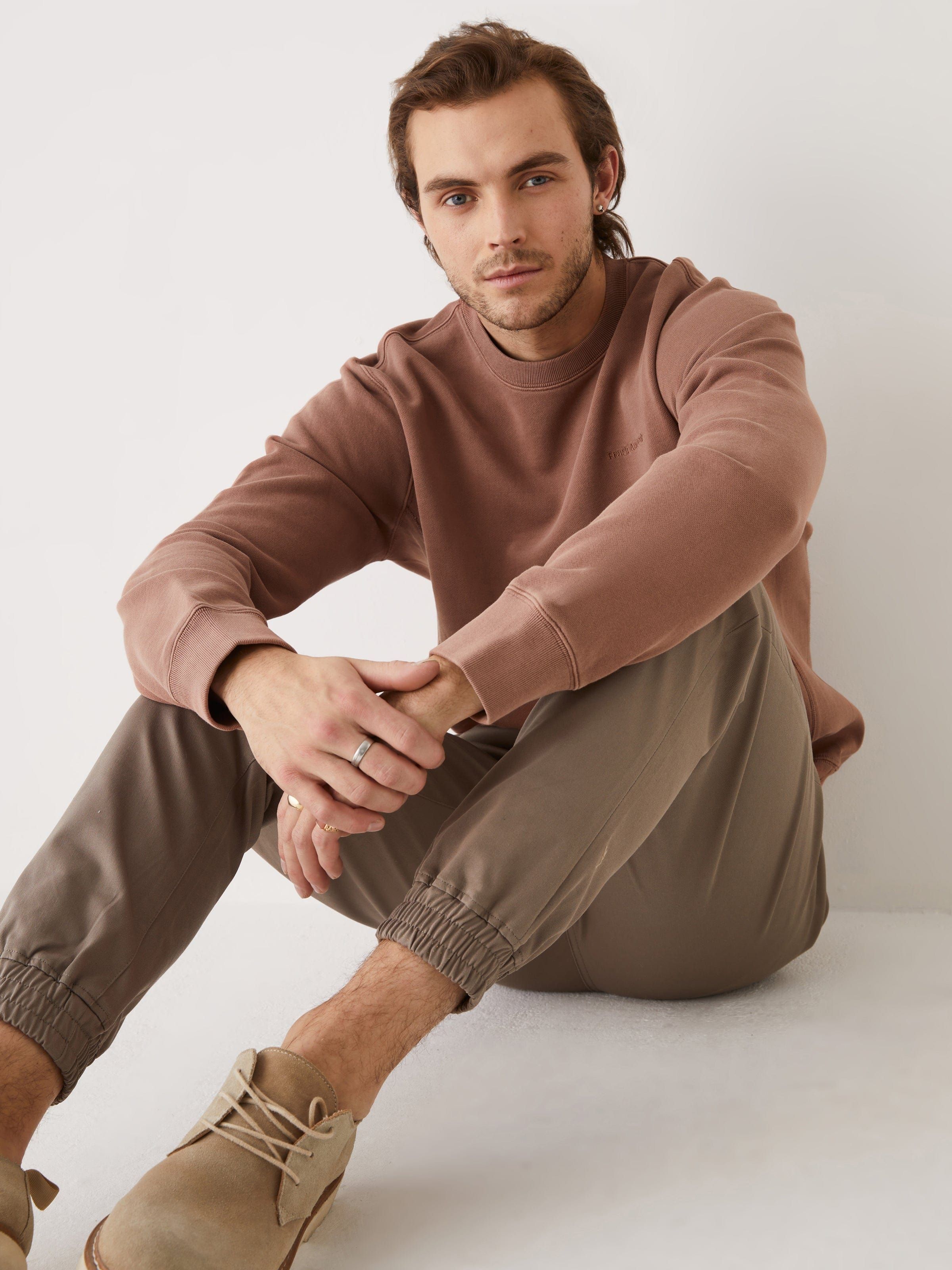 The ‘76 Organic Cotton Sweatshirt in Cognac sold by Frank & Oak product image thumbnail 5