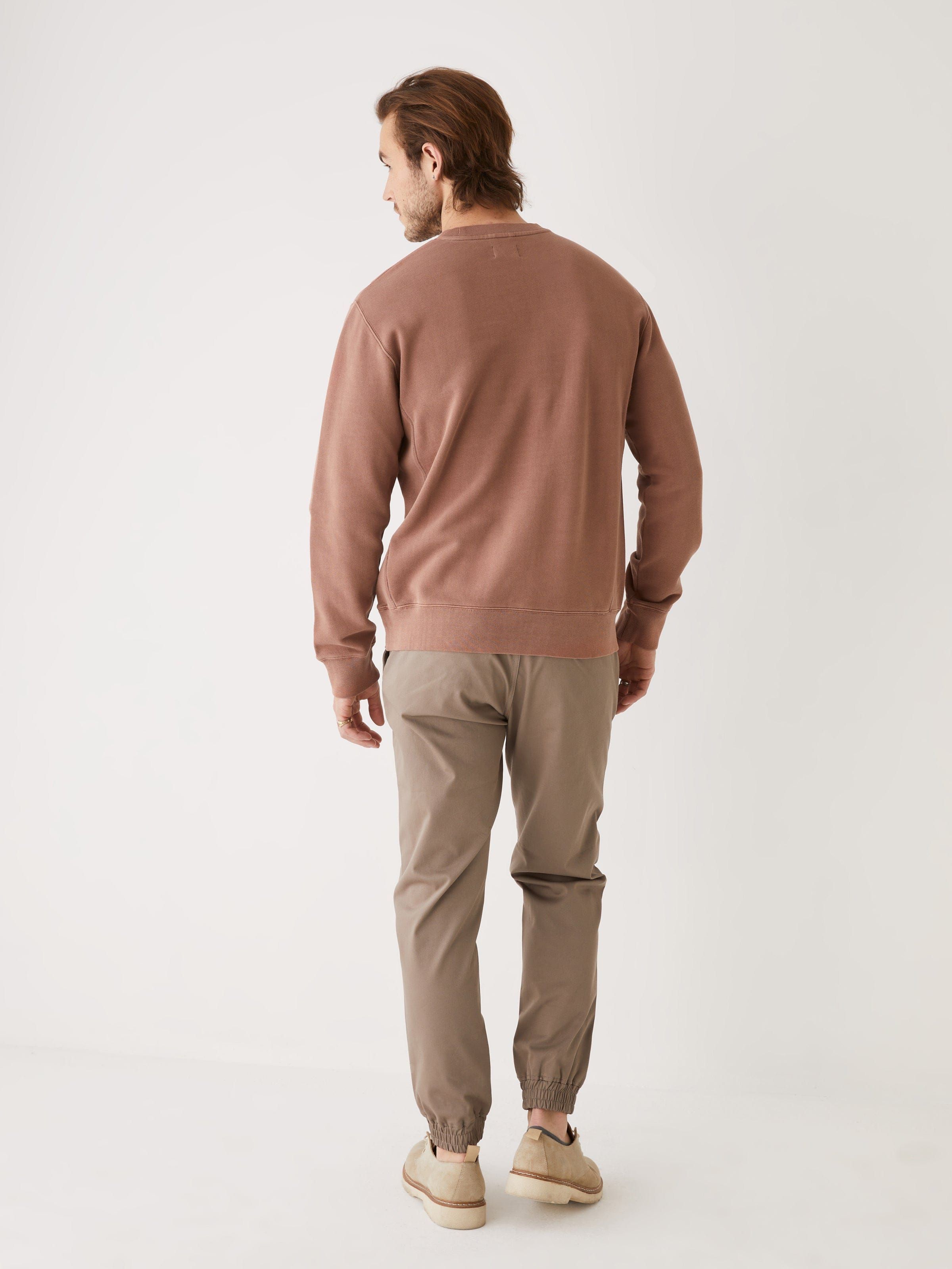 The ‘76 Organic Cotton Sweatshirt in Cognac sold by Frank & Oak product image thumbnail 3