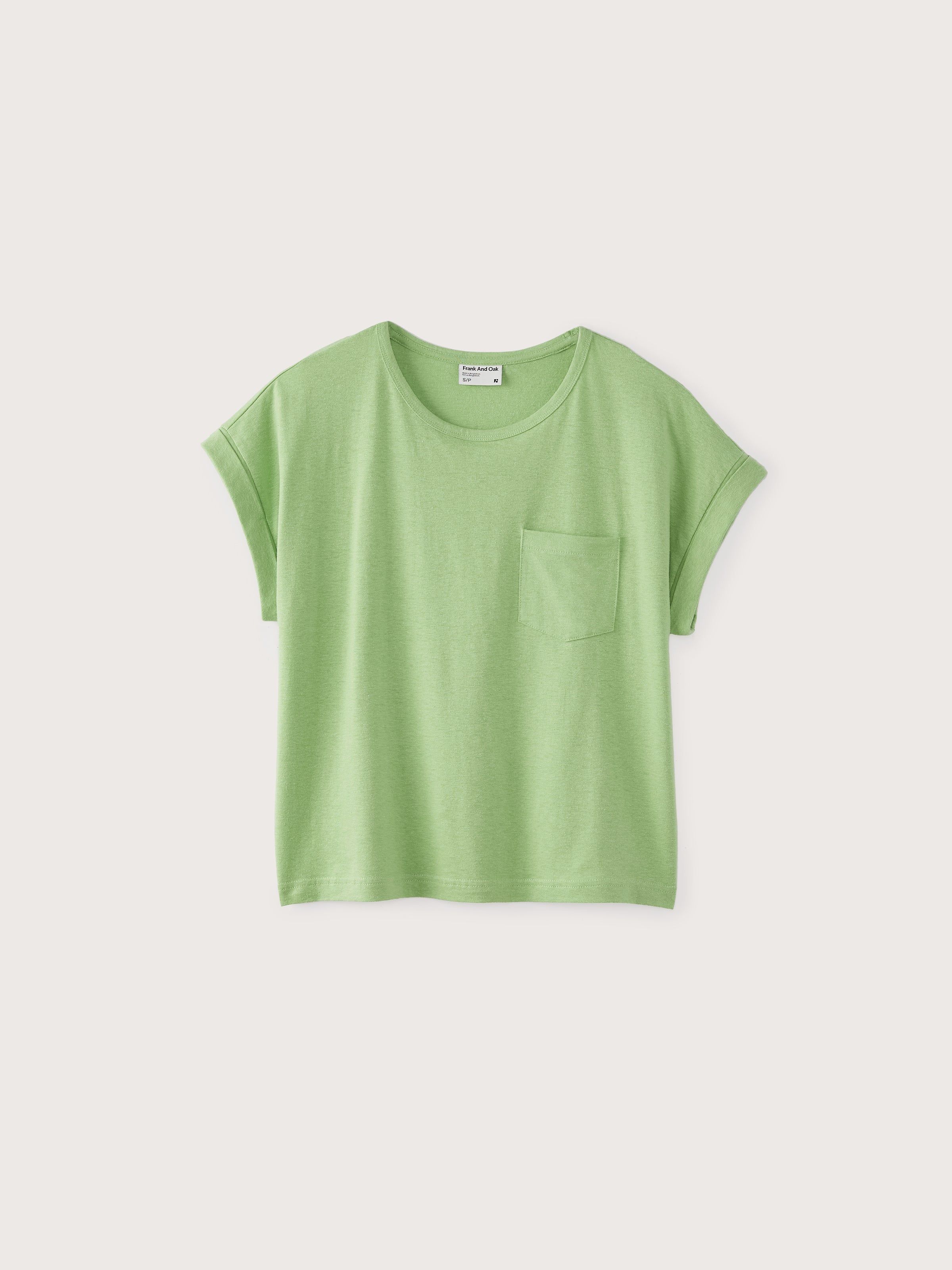 The Supersoft Hemp T-Shirt in Green sold by Frank & Oak product image thumbnail 6
