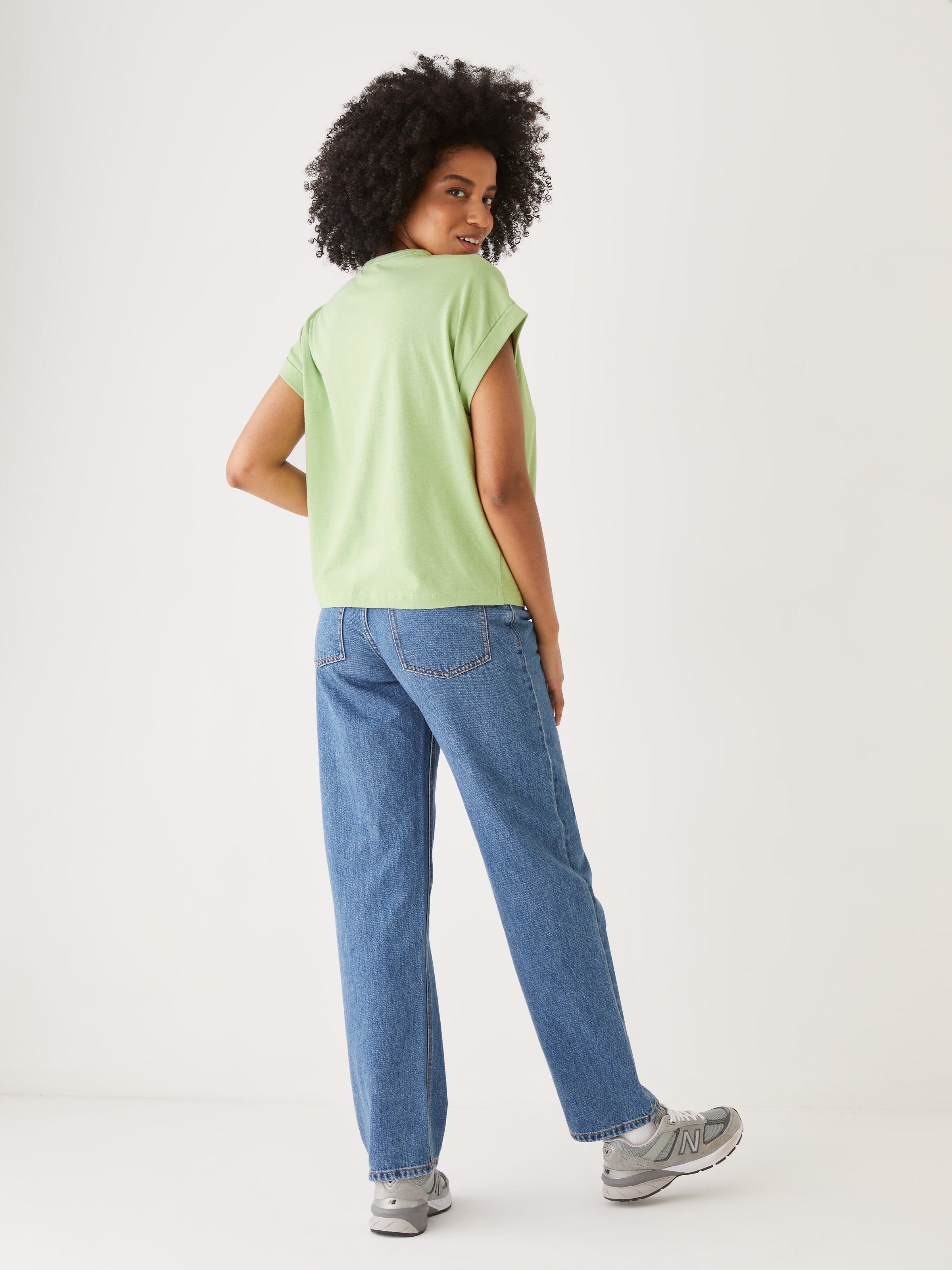 The Supersoft Hemp T-Shirt in Green sold by Frank & Oak product image thumbnail 3