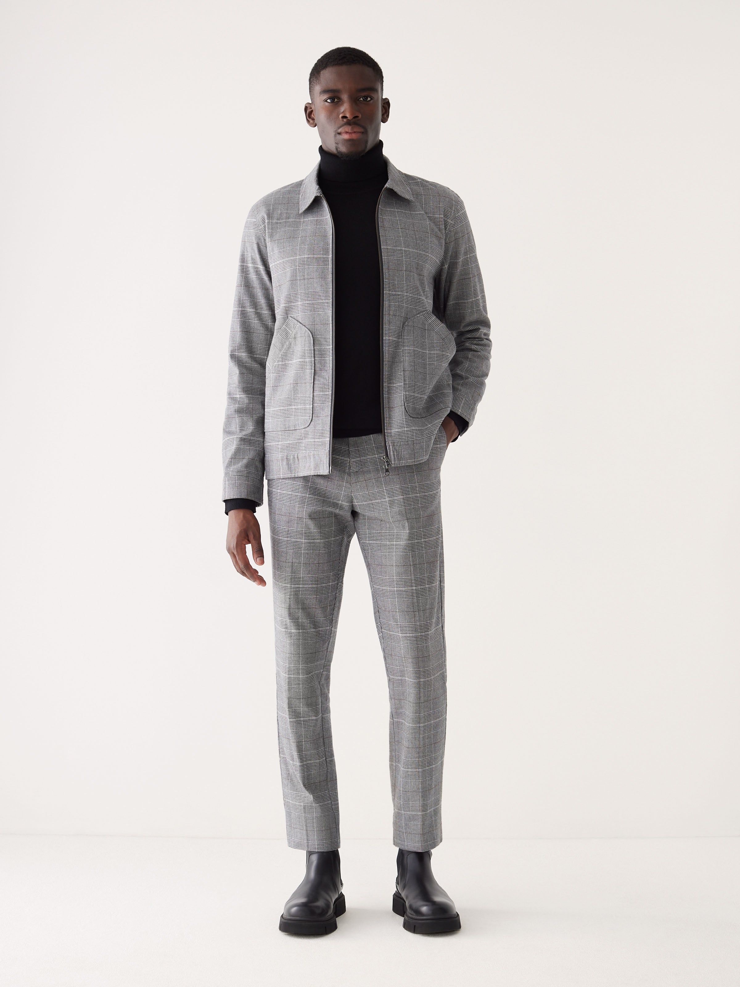 The Colin Prince of Wales Pant in Grey sold by Frank & Oak product image thumbnail 5