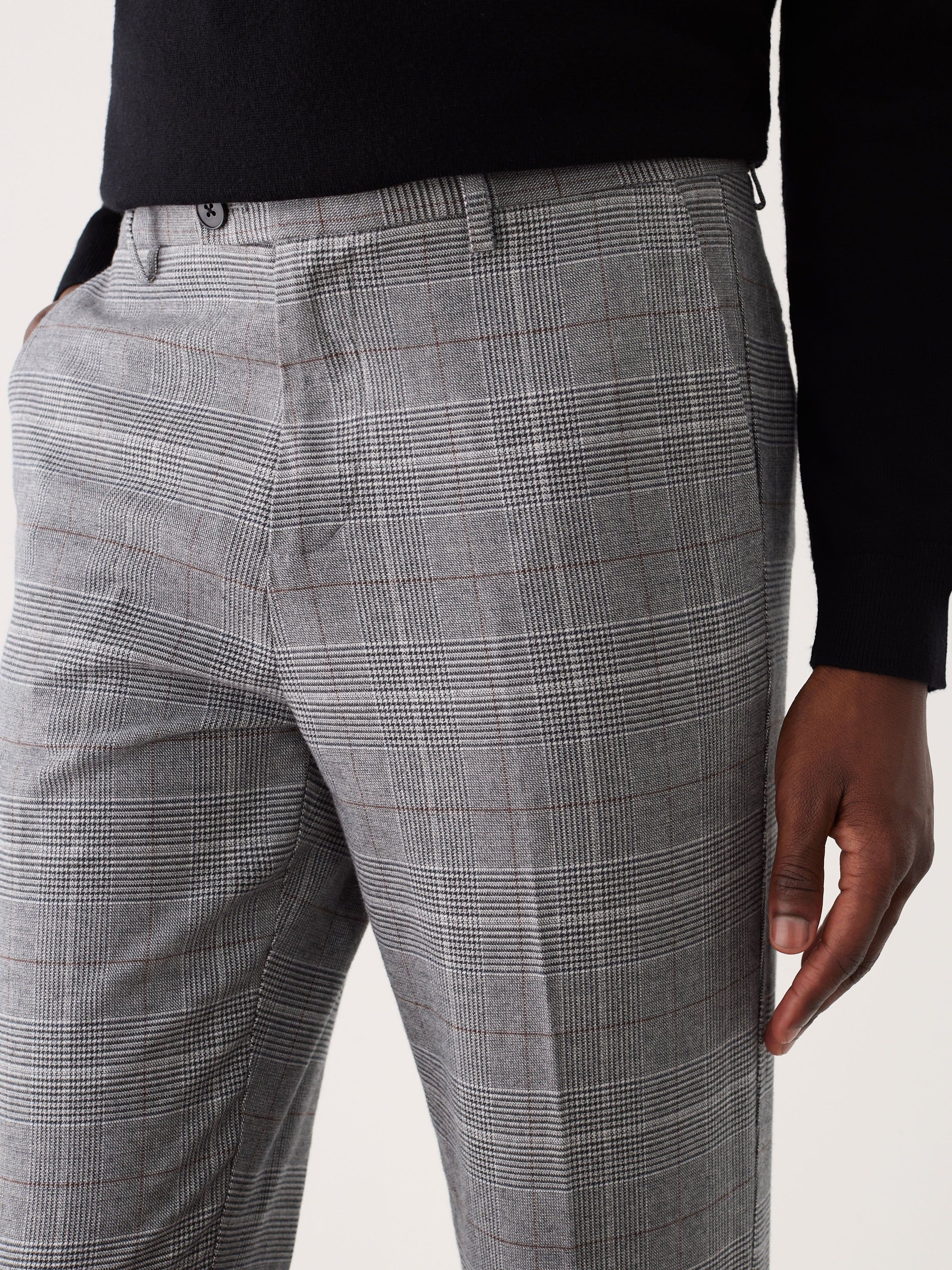 The Colin Prince of Wales Pant in Grey sold by Frank & Oak product image thumbnail 4