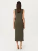 The Sleeveless Sweater Dress in Green sold by Frank & Oak