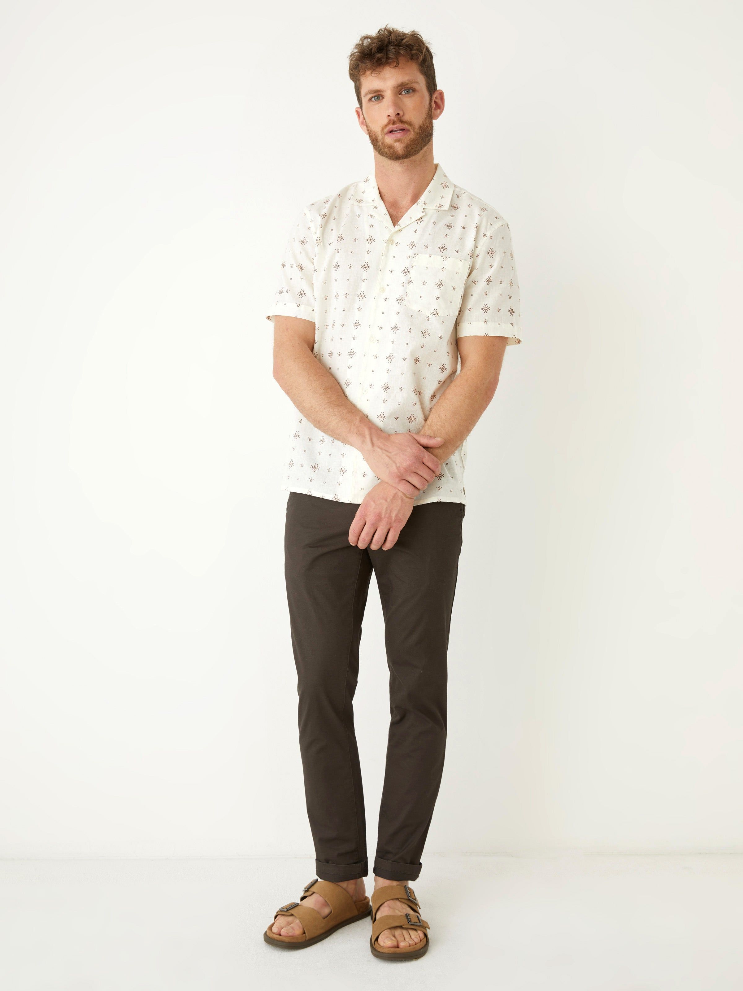 The Camp Collar Resort Shirt in White sold by Frank & Oak product image thumbnail 2