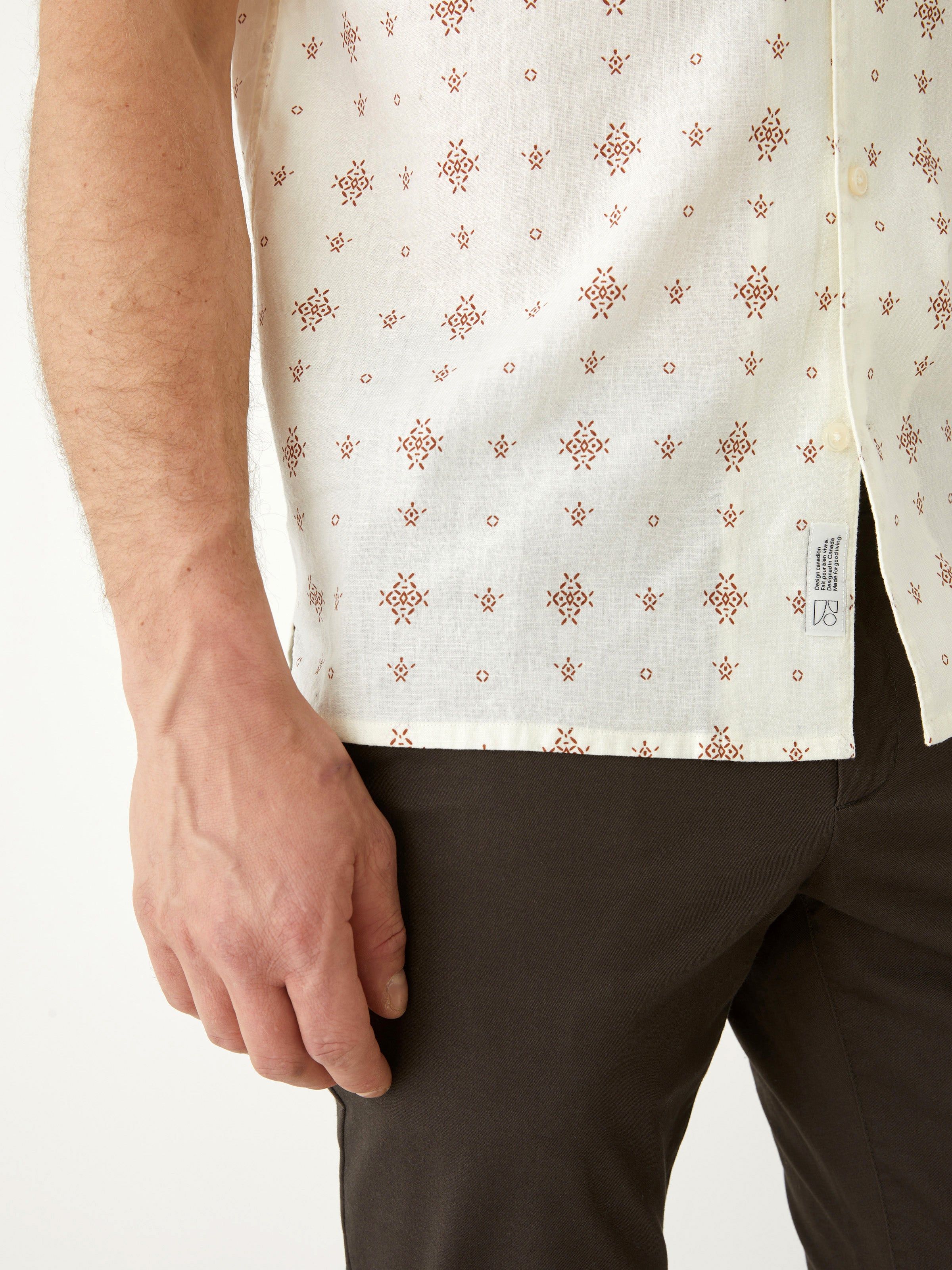 The Camp Collar Resort Shirt in White sold by Frank & Oak product image thumbnail 3