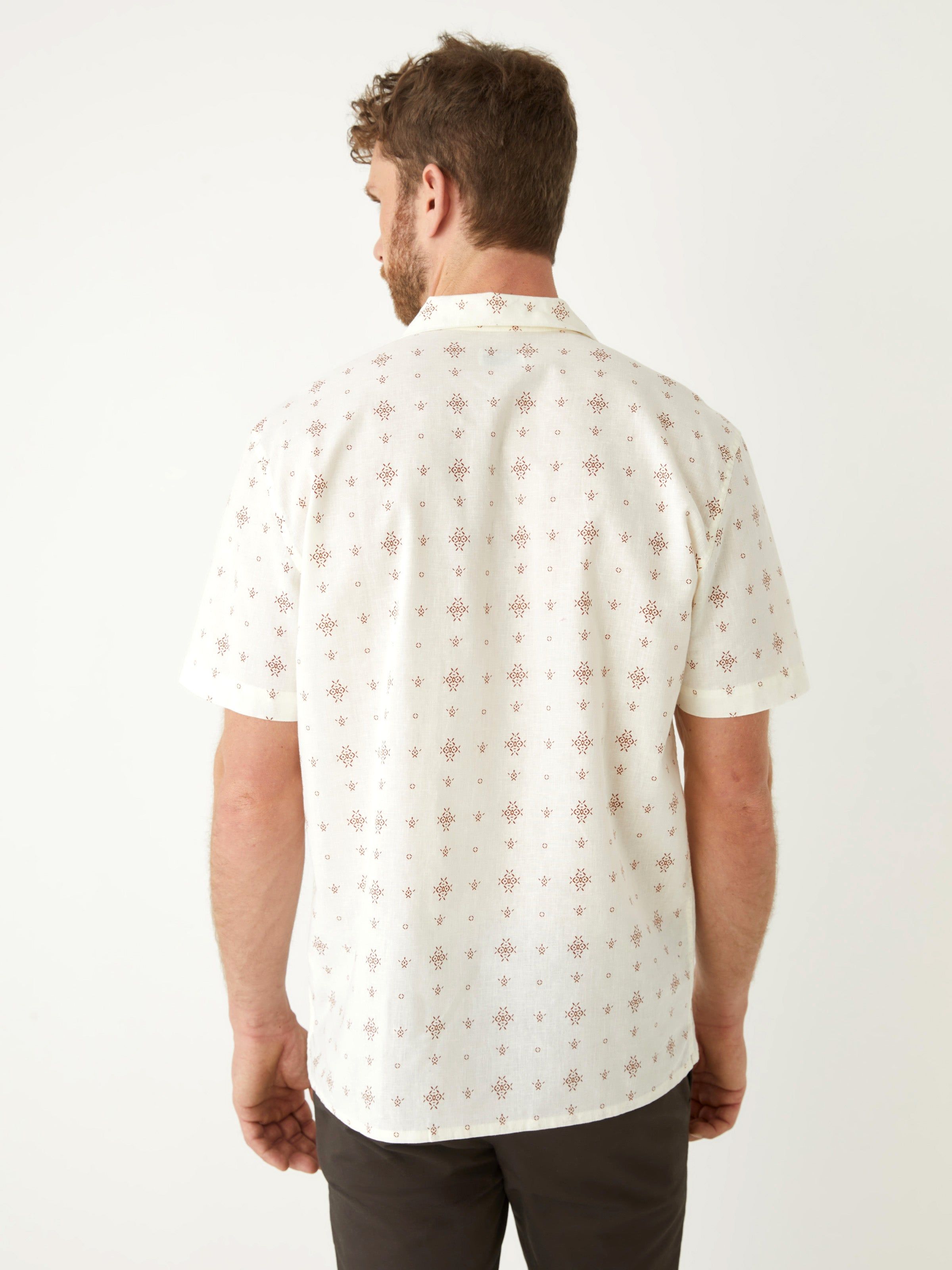 The Camp Collar Resort Shirt in White sold by Frank & Oak product image thumbnail 4