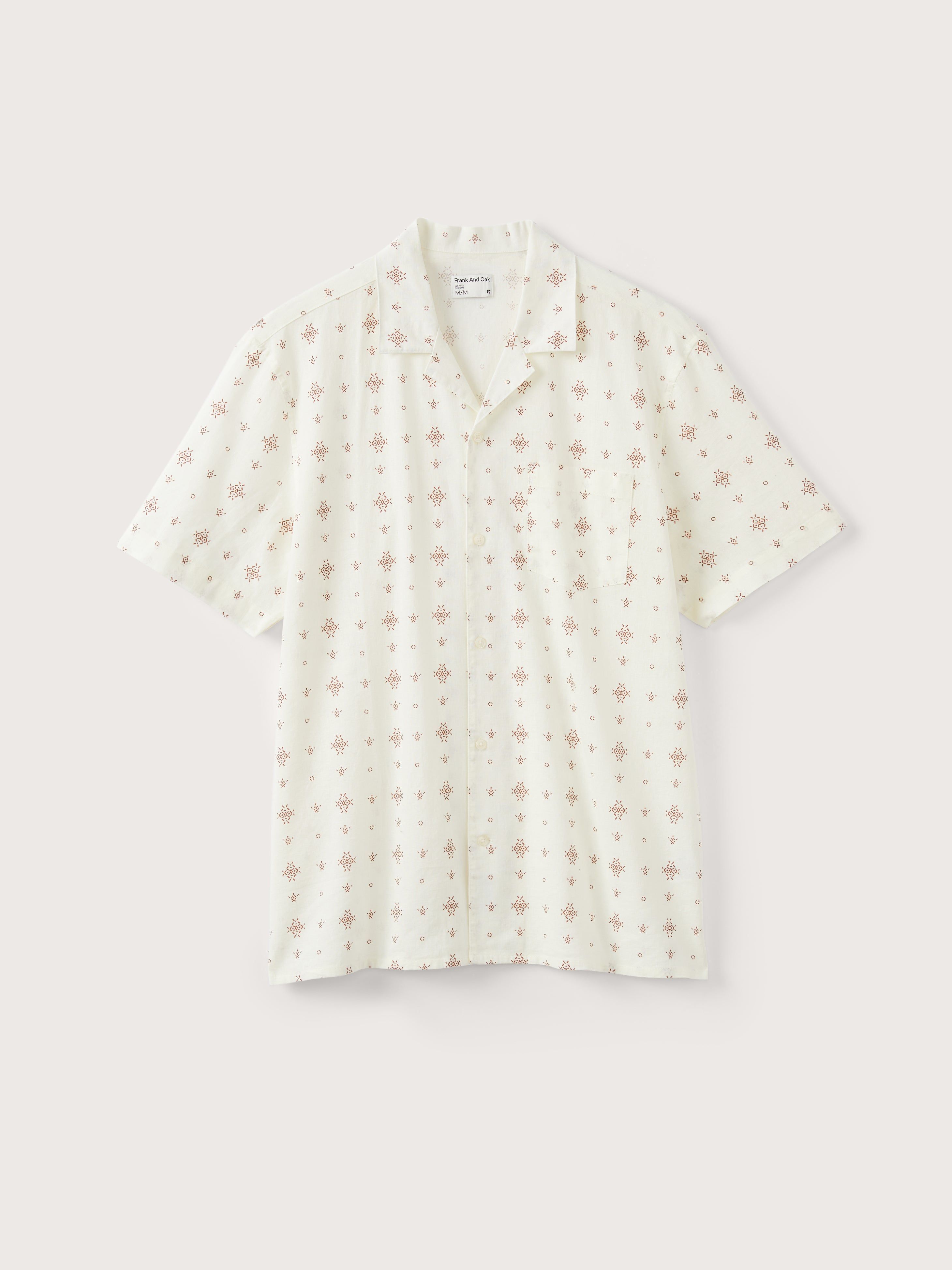 The Camp Collar Resort Shirt in White sold by Frank & Oak product image thumbnail 6