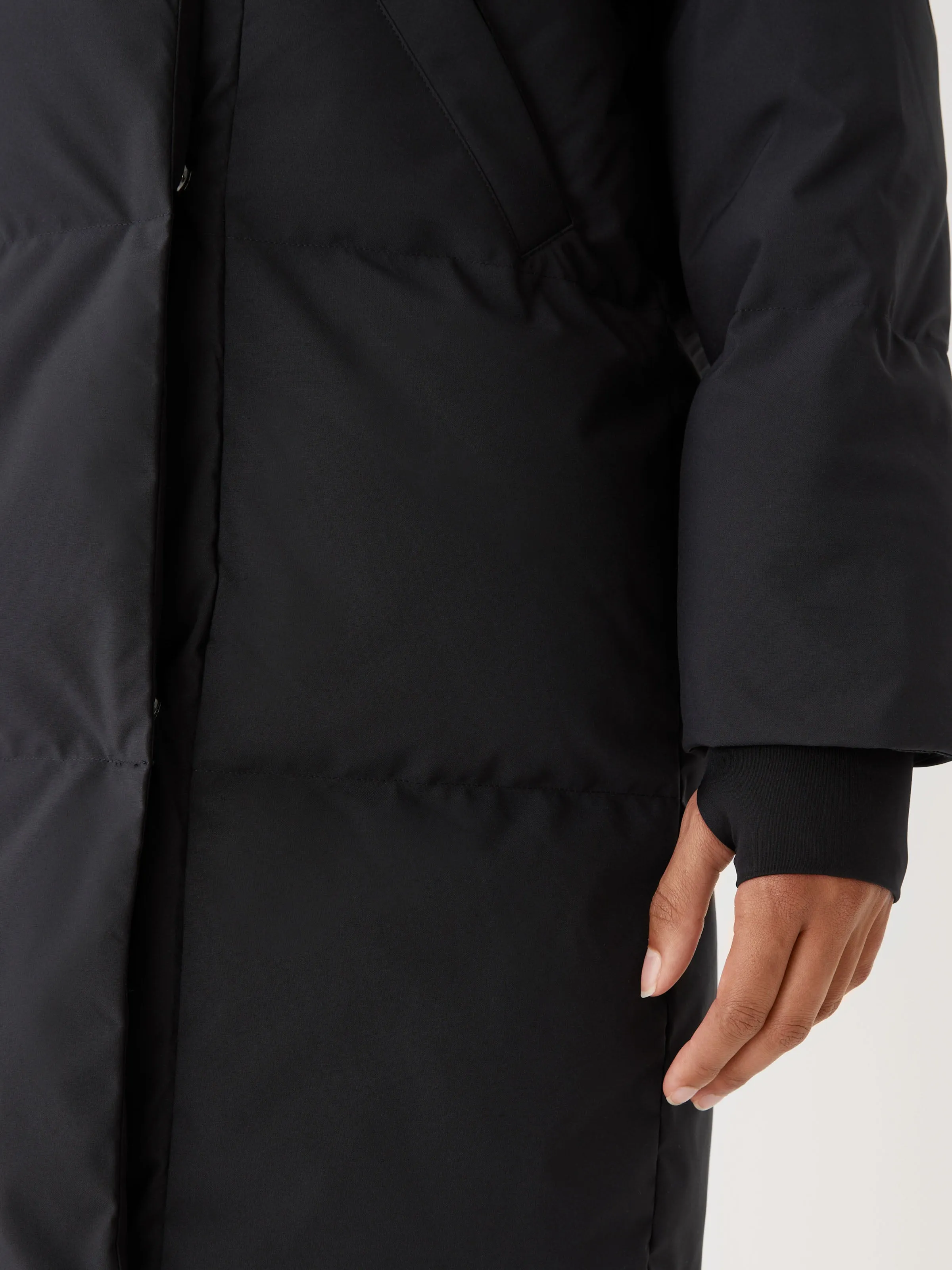 The Hygge Puffer Coat in Black sold by Frank & Oak product image thumbnail 5