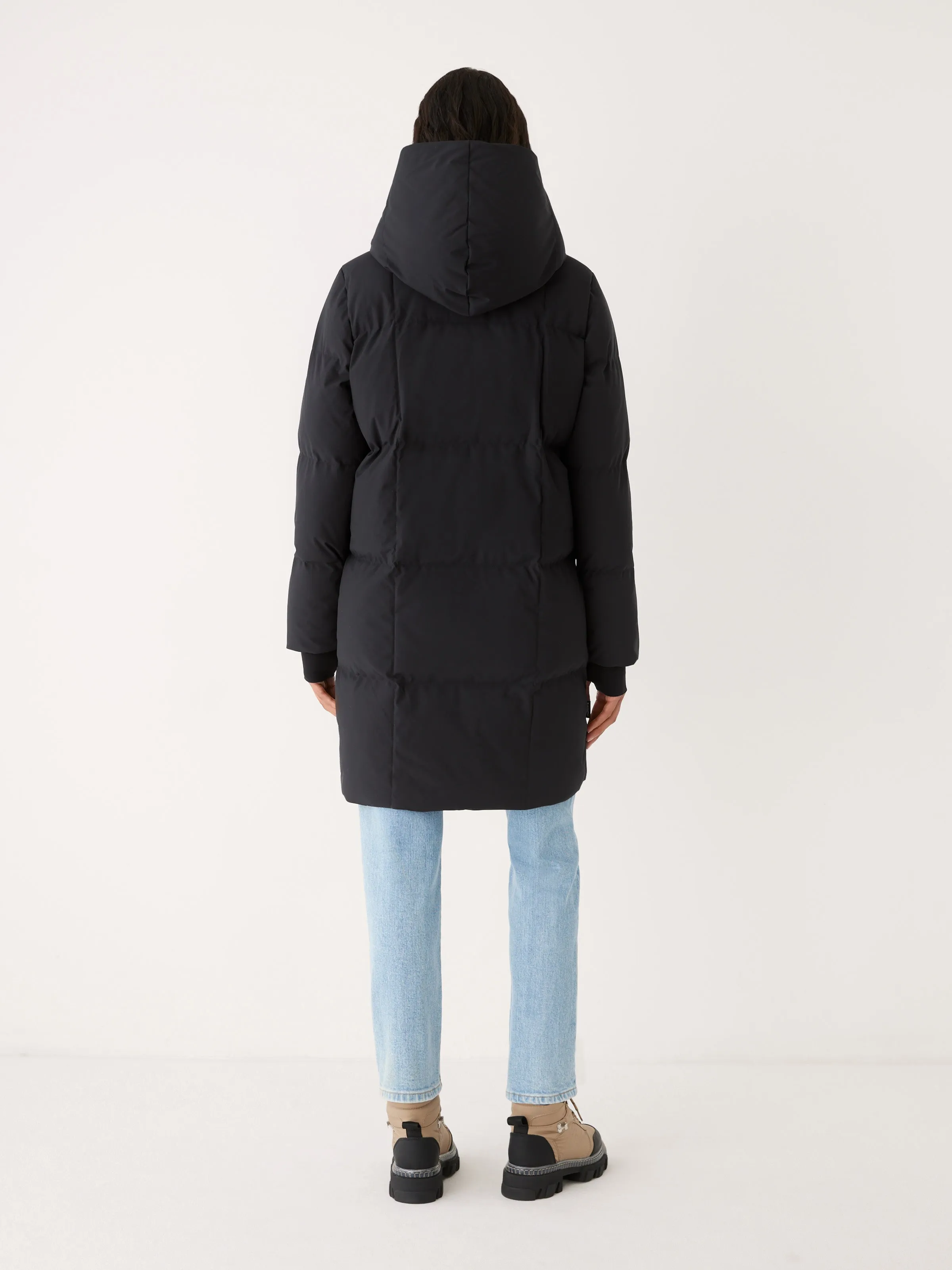 The Hygge Puffer Coat in Black sold by Frank & Oak product image thumbnail 3
