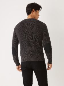 The Crewneck Utility Sweater in Dark Grey sold by Frank & Oak