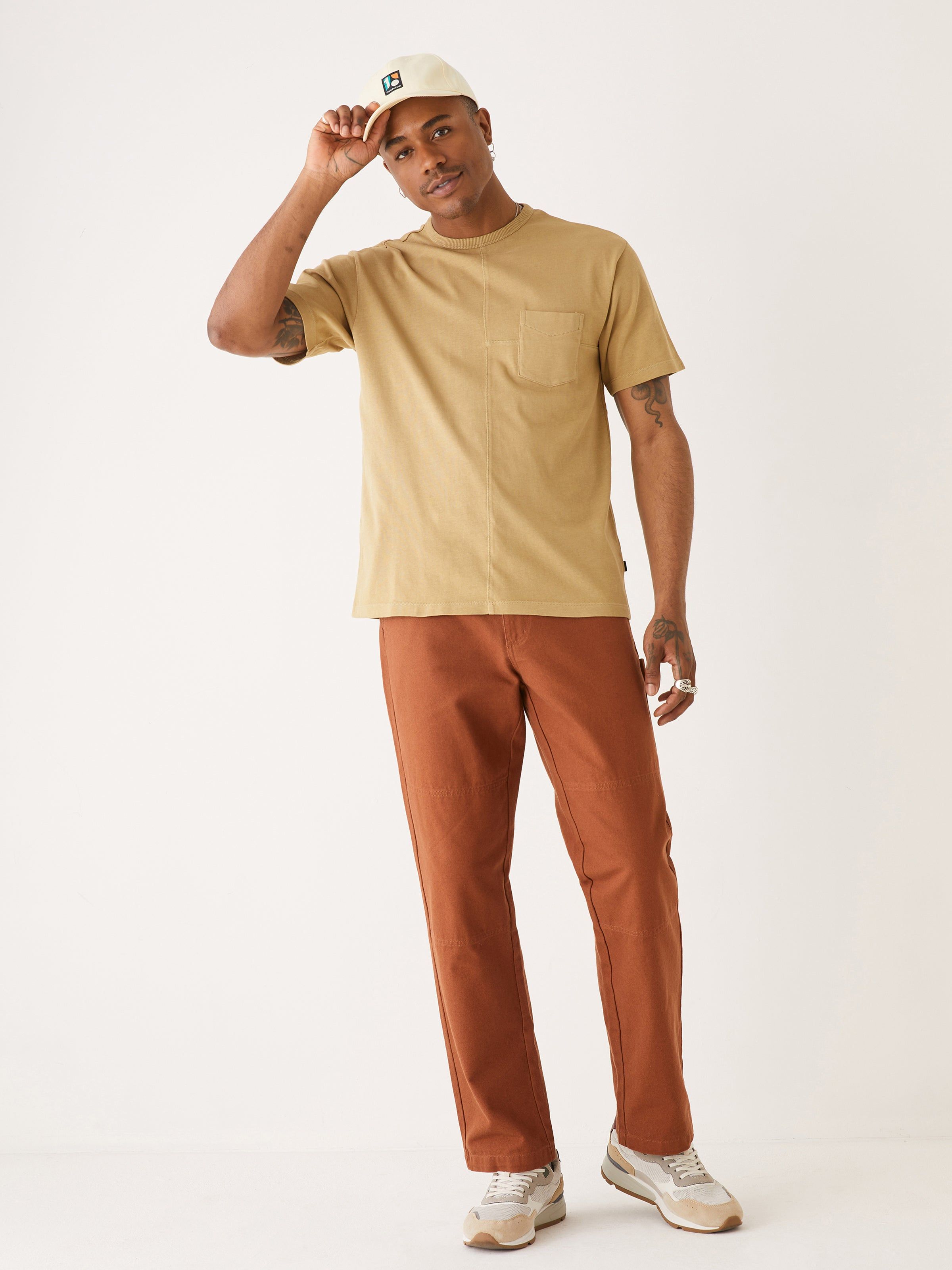 The Washed Relaxed T-Shirt in Sponge Green sold by Frank & Oak product image thumbnail 2