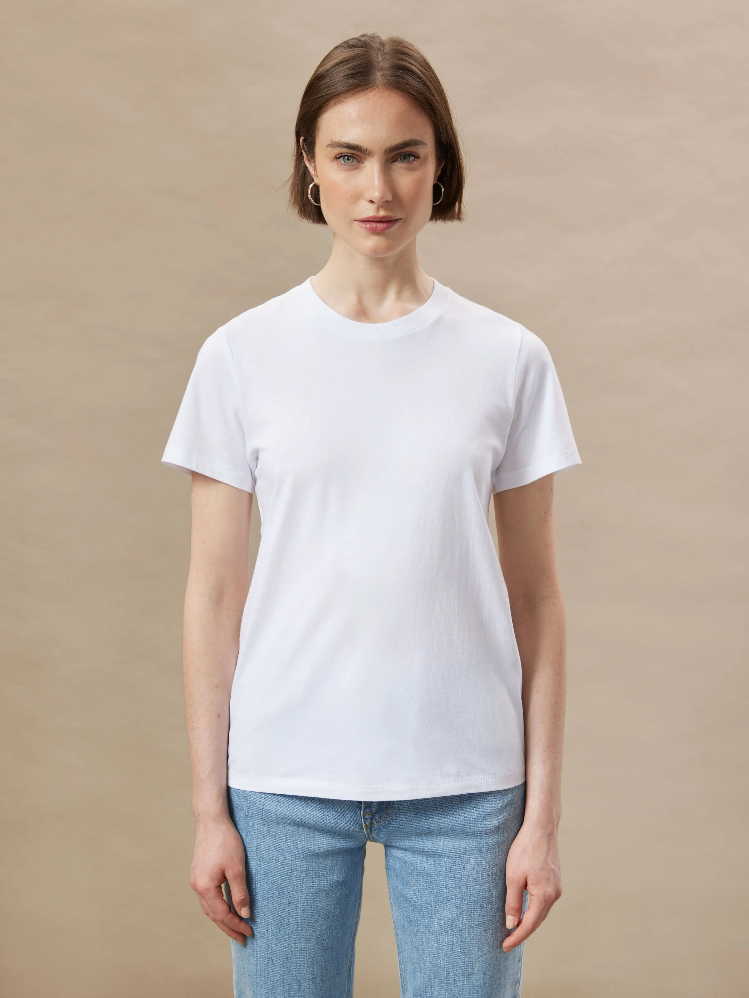 The Essential T-Shirt in Bright White sold by Frank & Oak product image thumbnail 5