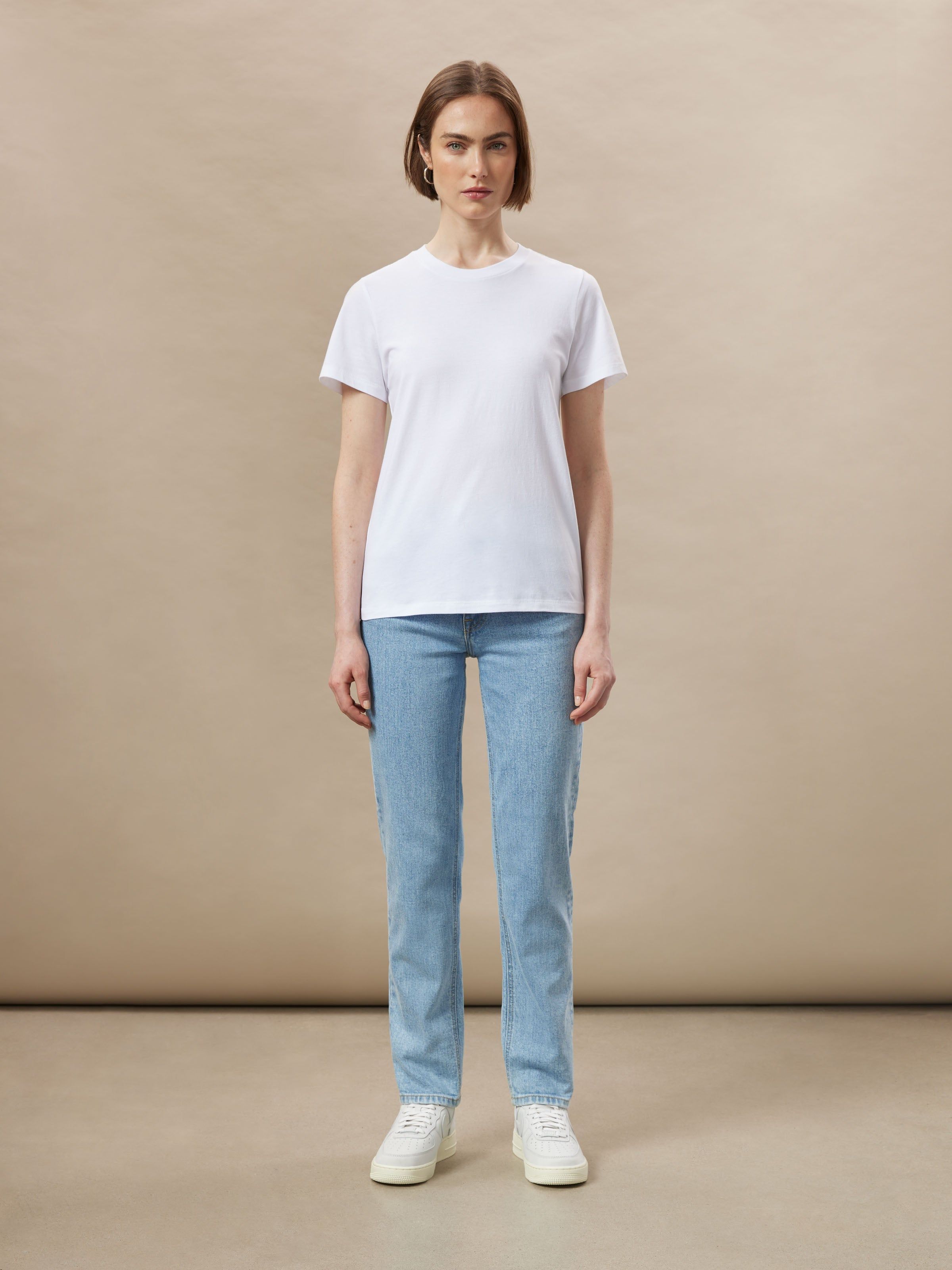 The Essential T-Shirt in Bright White sold by Frank & Oak product image thumbnail 2