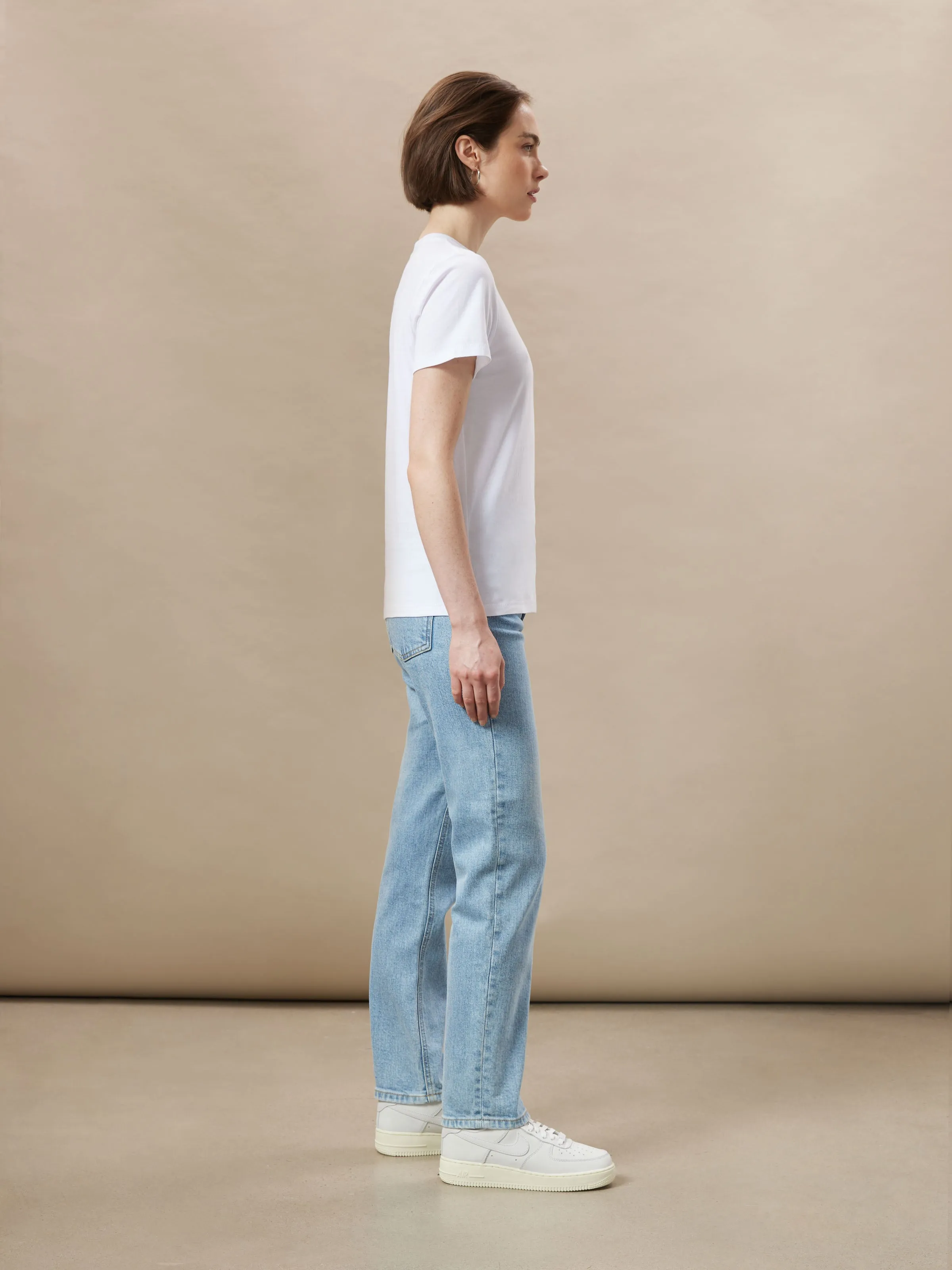 The Essential T-Shirt in Bright White sold by Frank & Oak product image thumbnail 3