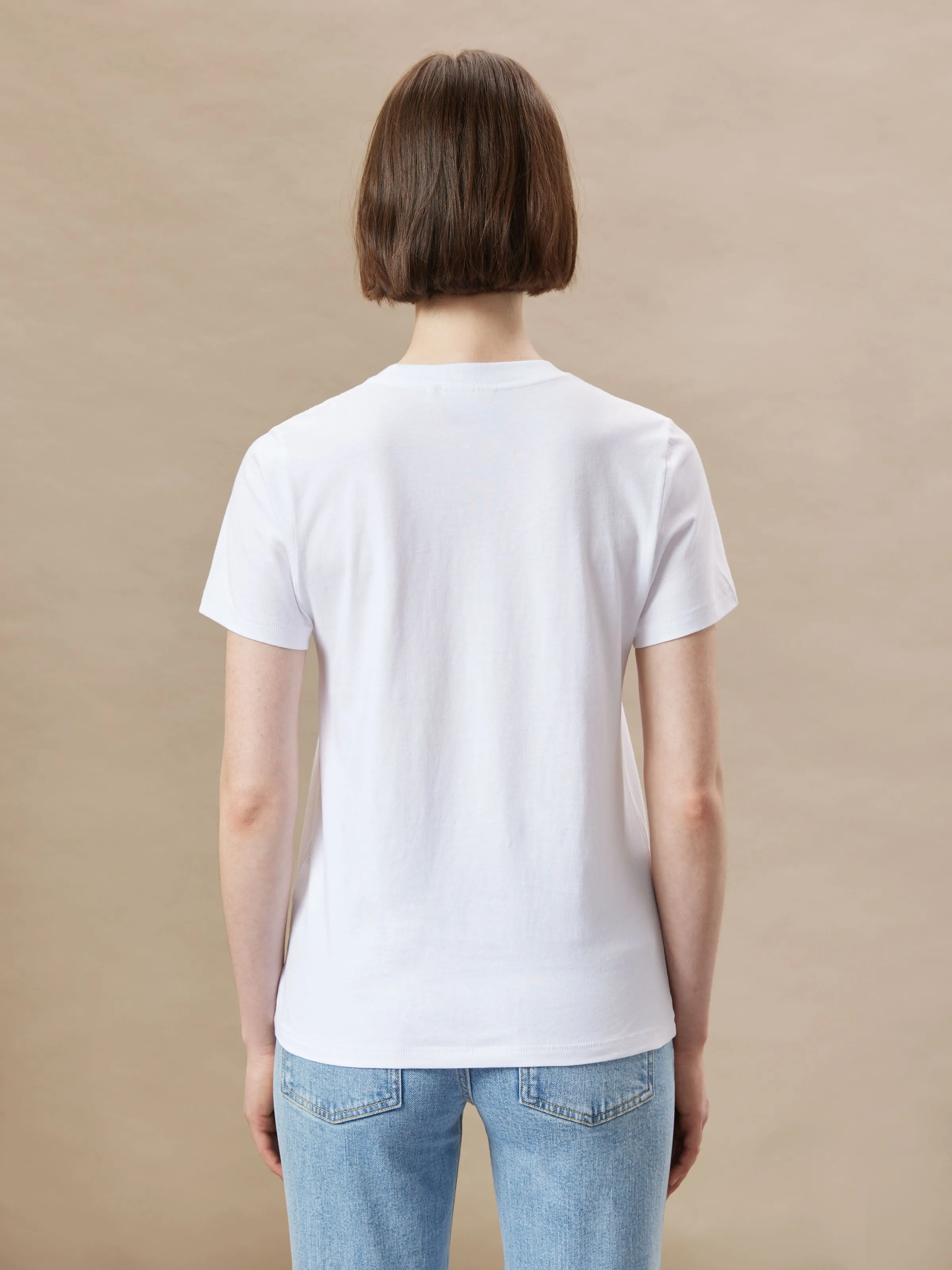 The Essential T-Shirt in Bright White sold by Frank & Oak product image thumbnail 4