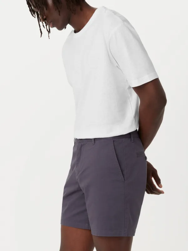 The Brunswick 7in Short in Midnight Mauve sold by Frank & Oak