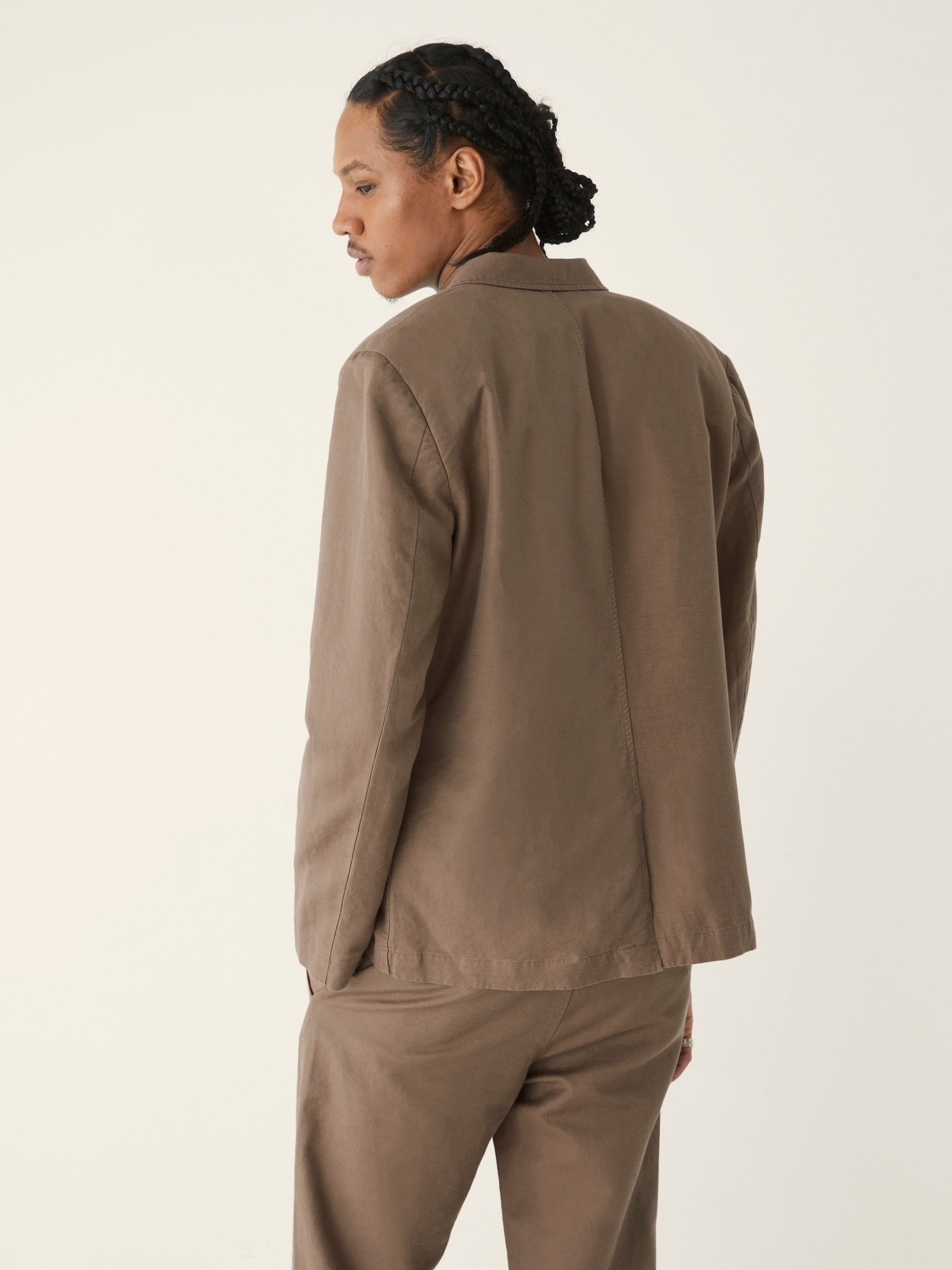The 3-Button Blazer in Beige sold by Frank & Oak product image thumbnail 5