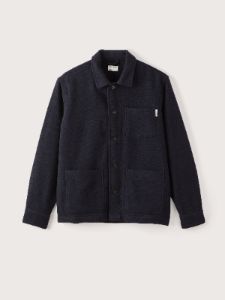 The Wool Utility Jacket in Dark Blue sold by Frank & Oak
