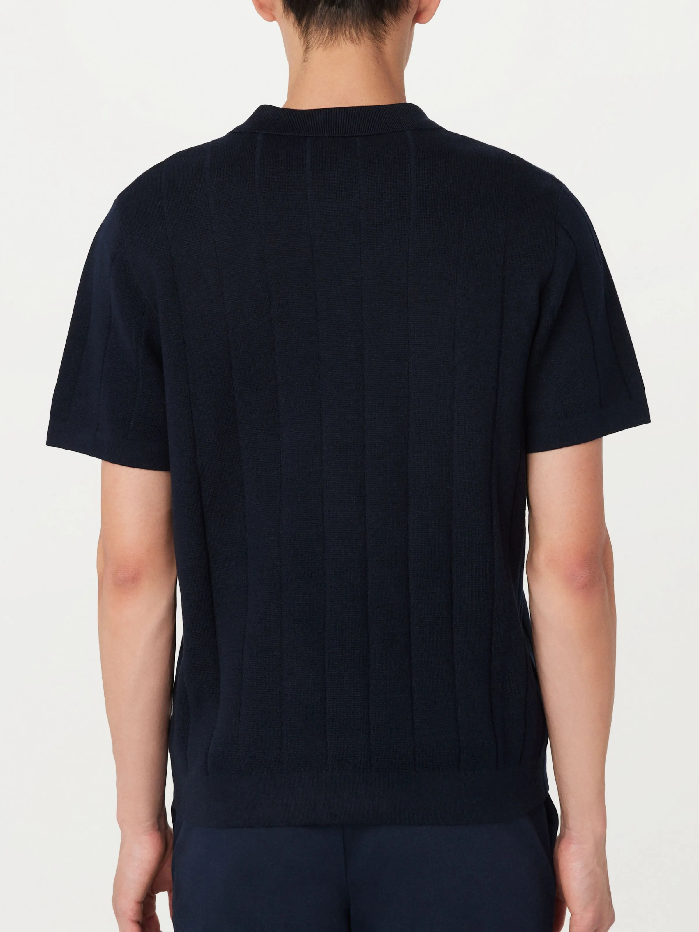 The Knit Button Up Polo in Green sold by Frank & Oak product image thumbnail 4