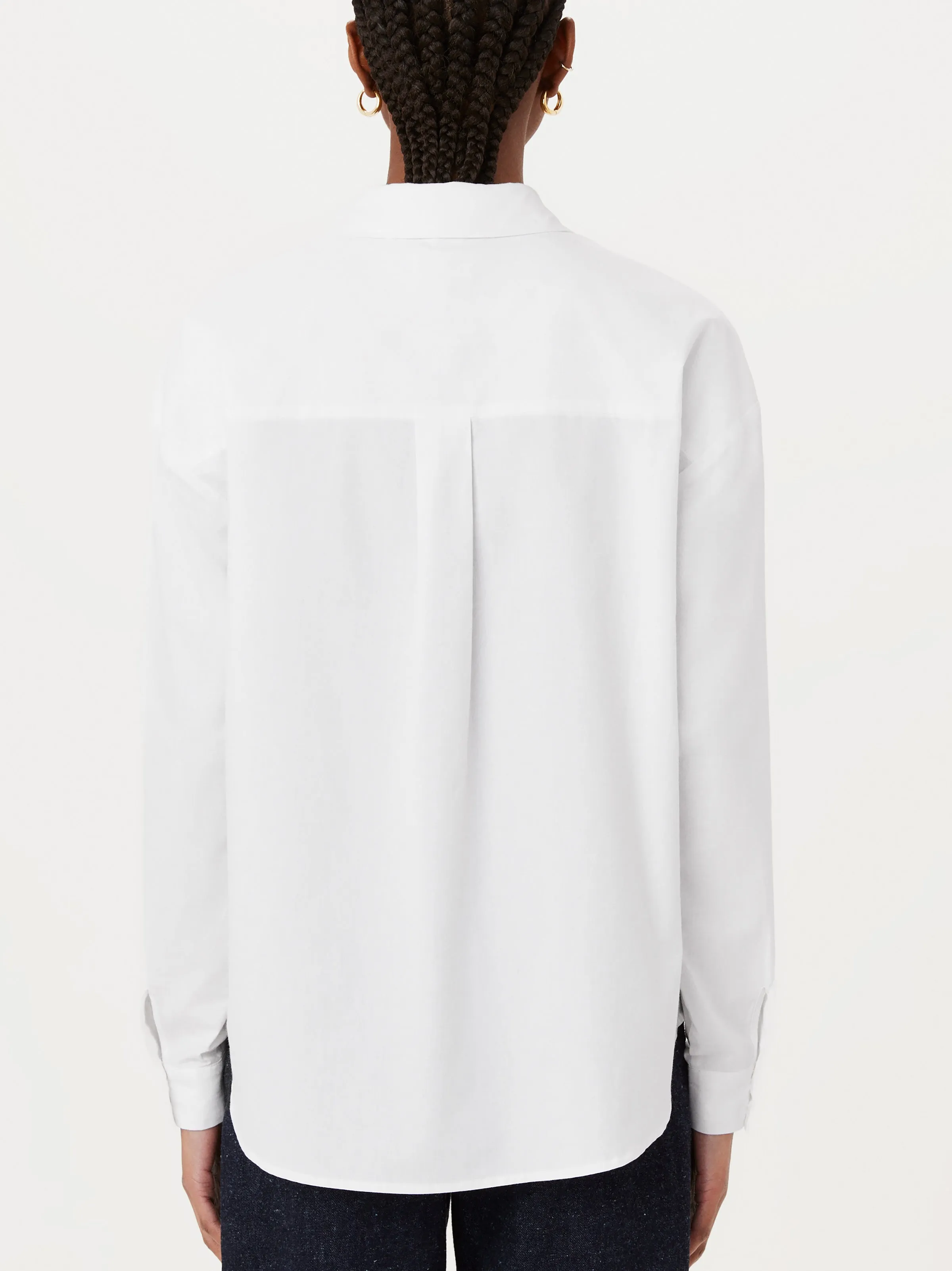 The Loose Kapok Shirt in Bright White sold by Frank & Oak product image thumbnail 5