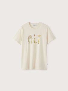 The Floral Print T-Shirt in White sold by Frank & Oak