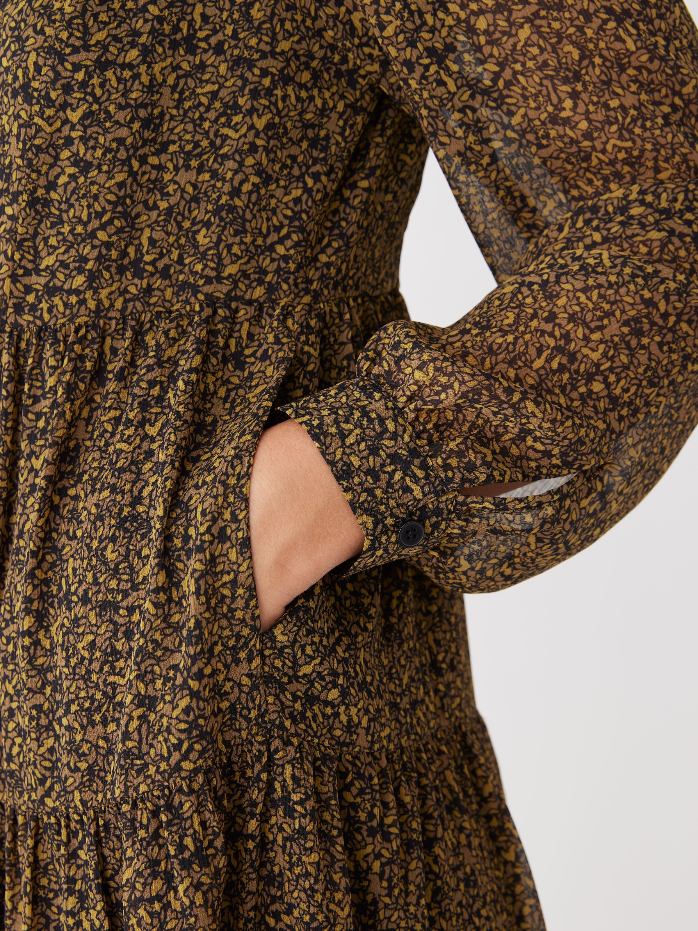 The Chiffon Short Dress in Sepia sold by Frank & Oak product image thumbnail 4