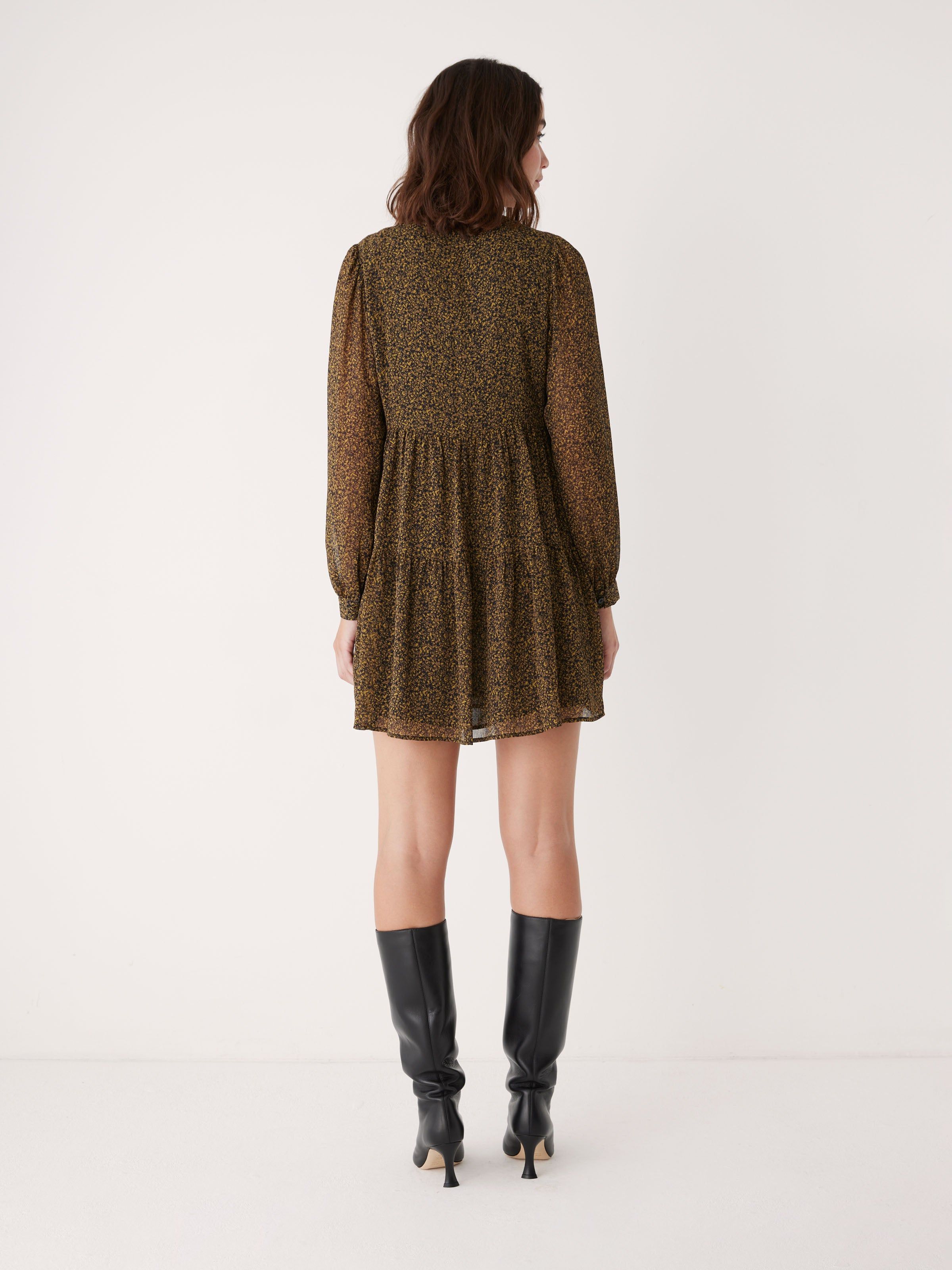 The Chiffon Short Dress in Sepia sold by Frank & Oak product image thumbnail 3