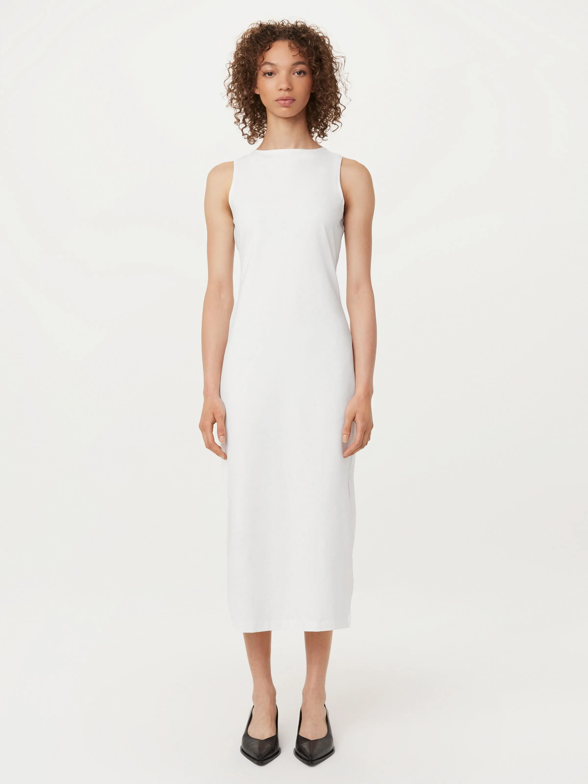 The Boat Neck Maxi Dress in White sold by Frank & Oak product image thumbnail 4