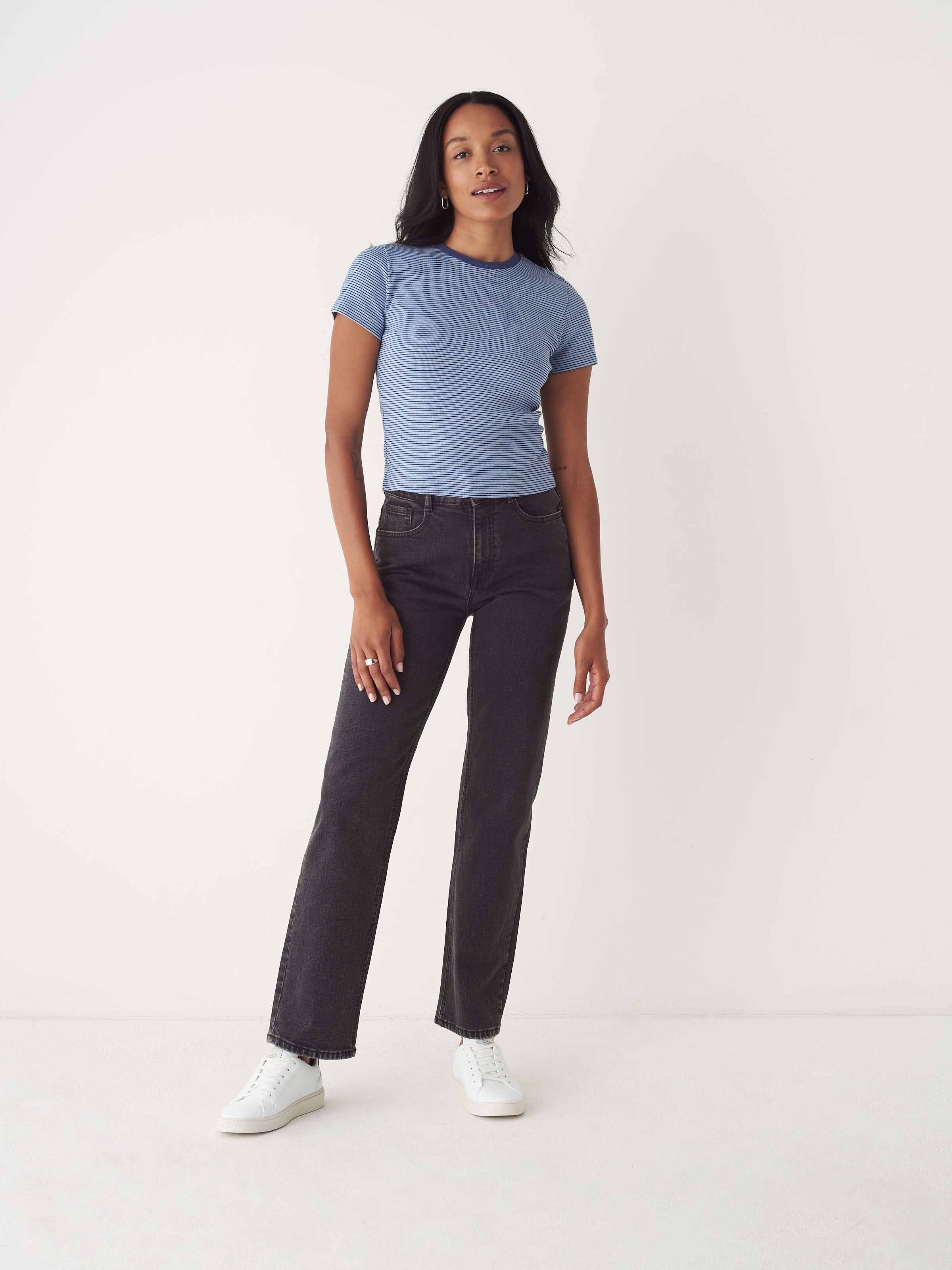 The Shrunken T-Shirt in Wisteria Blue sold by Frank & Oak product image thumbnail 2