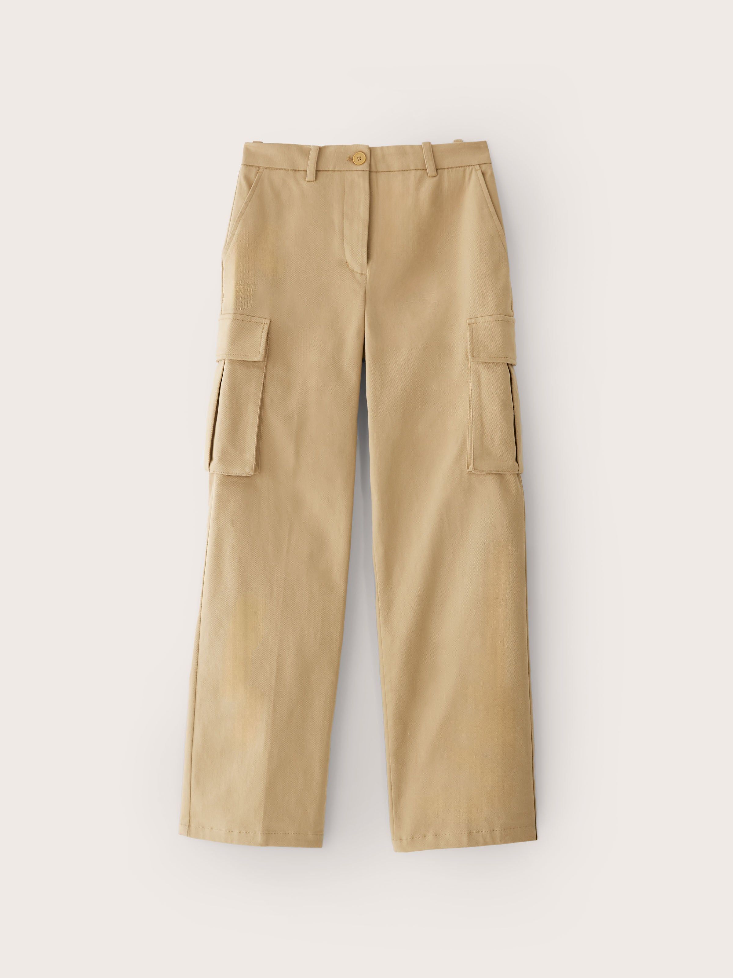 The Annie Cargo Pant in Golden Beige sold by Frank & Oak product image thumbnail 5