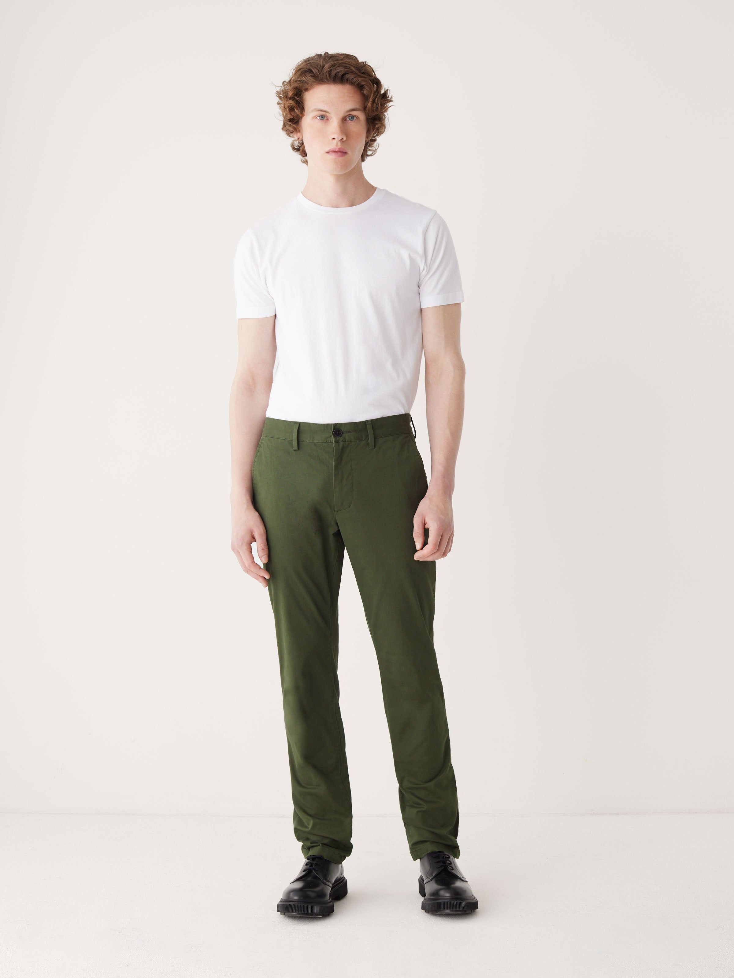 The Brunswick Slim Chino Pant in Green sold by Frank & Oak product image thumbnail 2