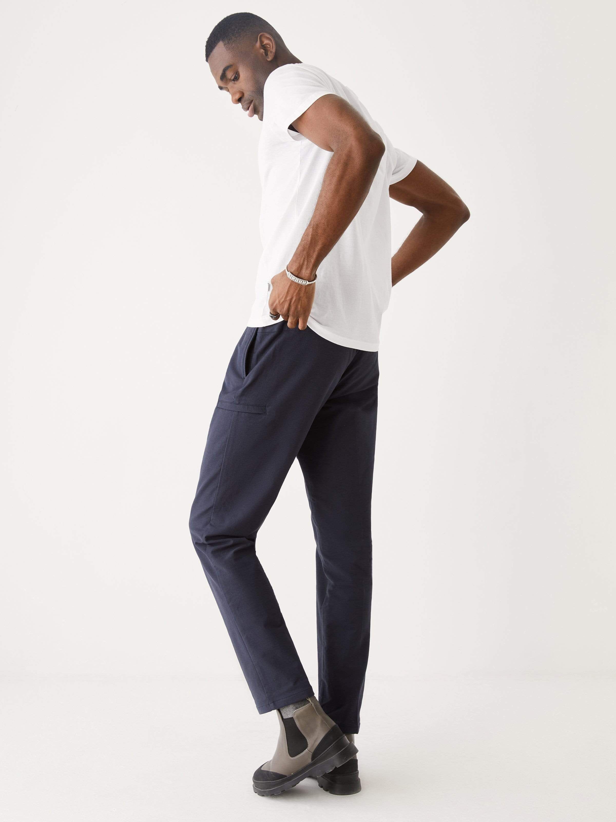 The Slim Fit Essential T-Shirt in Bright White sold by Frank & Oak product image thumbnail 2