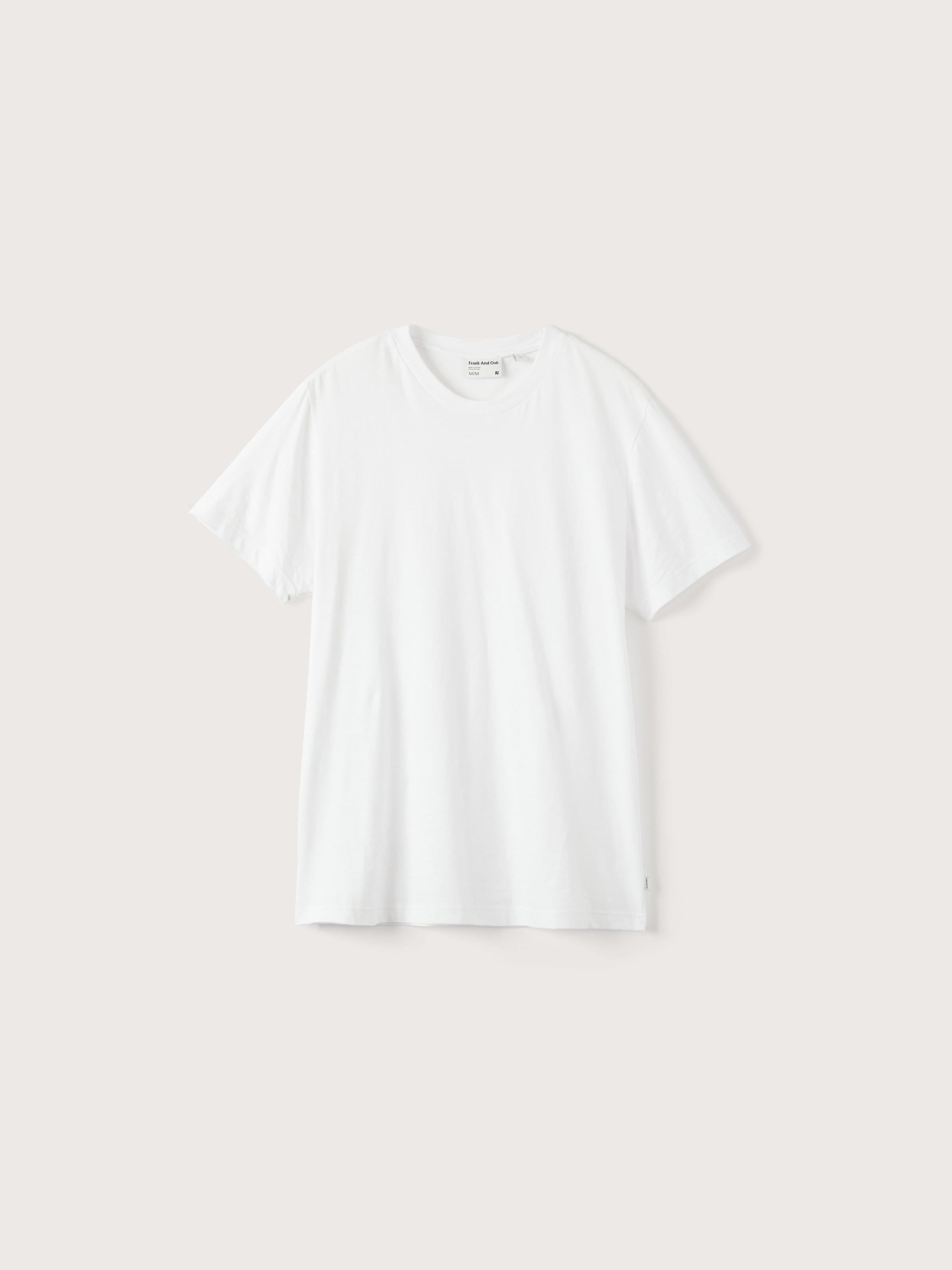 The Slim Fit Essential T-Shirt in Bright White sold by Frank & Oak product image thumbnail 5