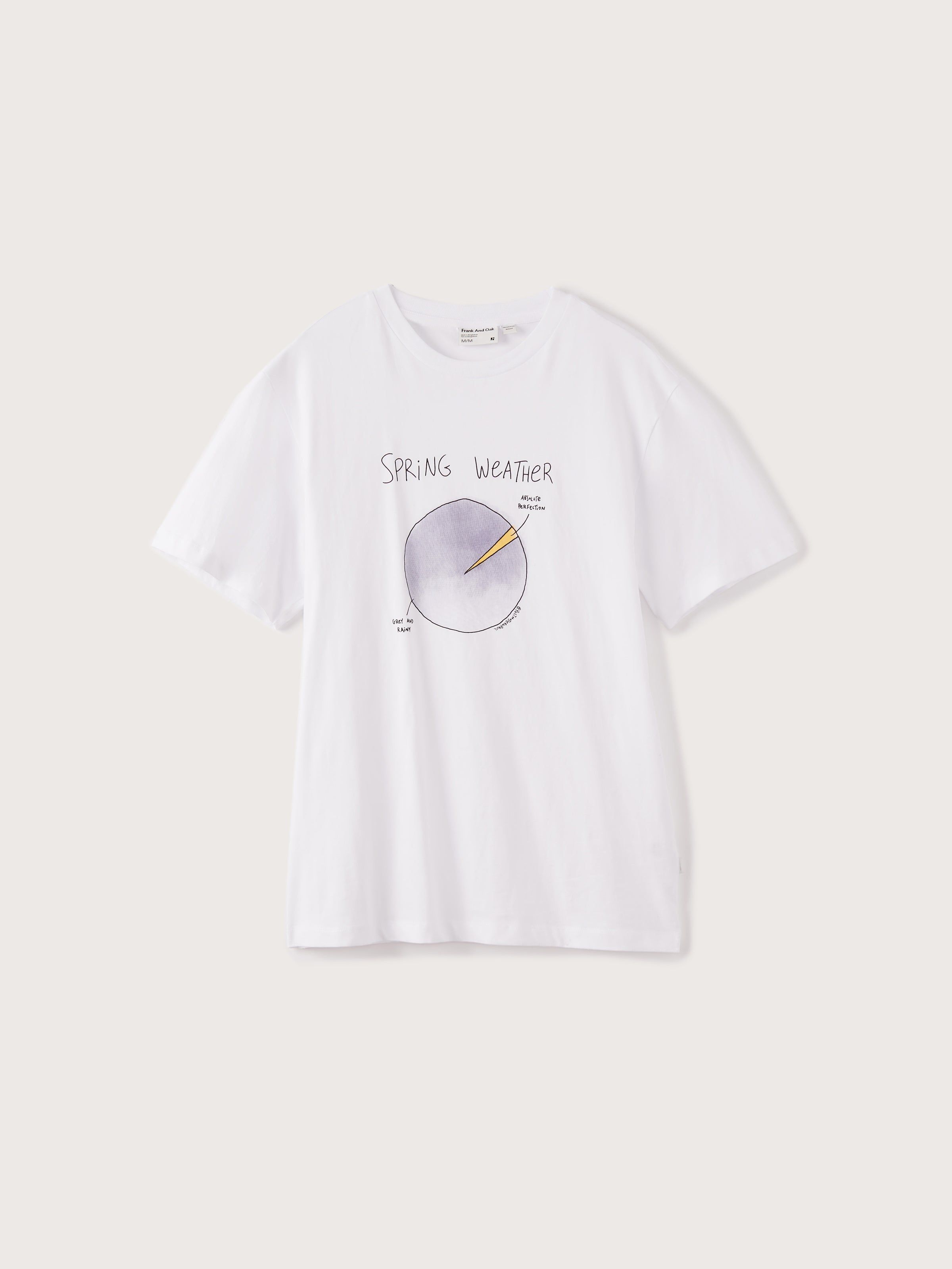 The Relaxed Fit Graphic T-Shirt in Bright White sold by Frank & Oak product image thumbnail 2