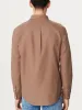 The Jasper Oxford Shirt in Walnut sold by Frank & Oak