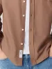 The Jasper Oxford Shirt in Walnut sold by Frank & Oak