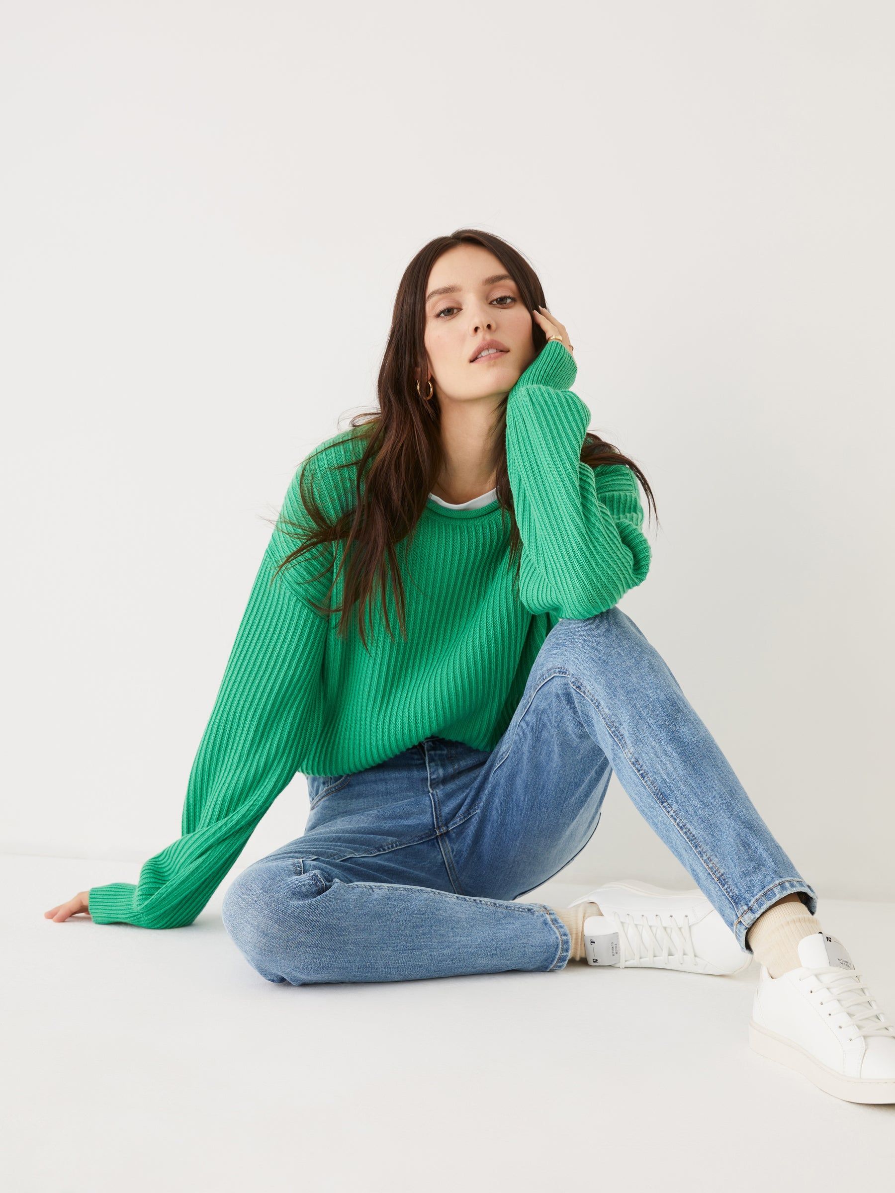 The SeaCell™ Sweater in Green sold by Frank & Oak product image thumbnail 3