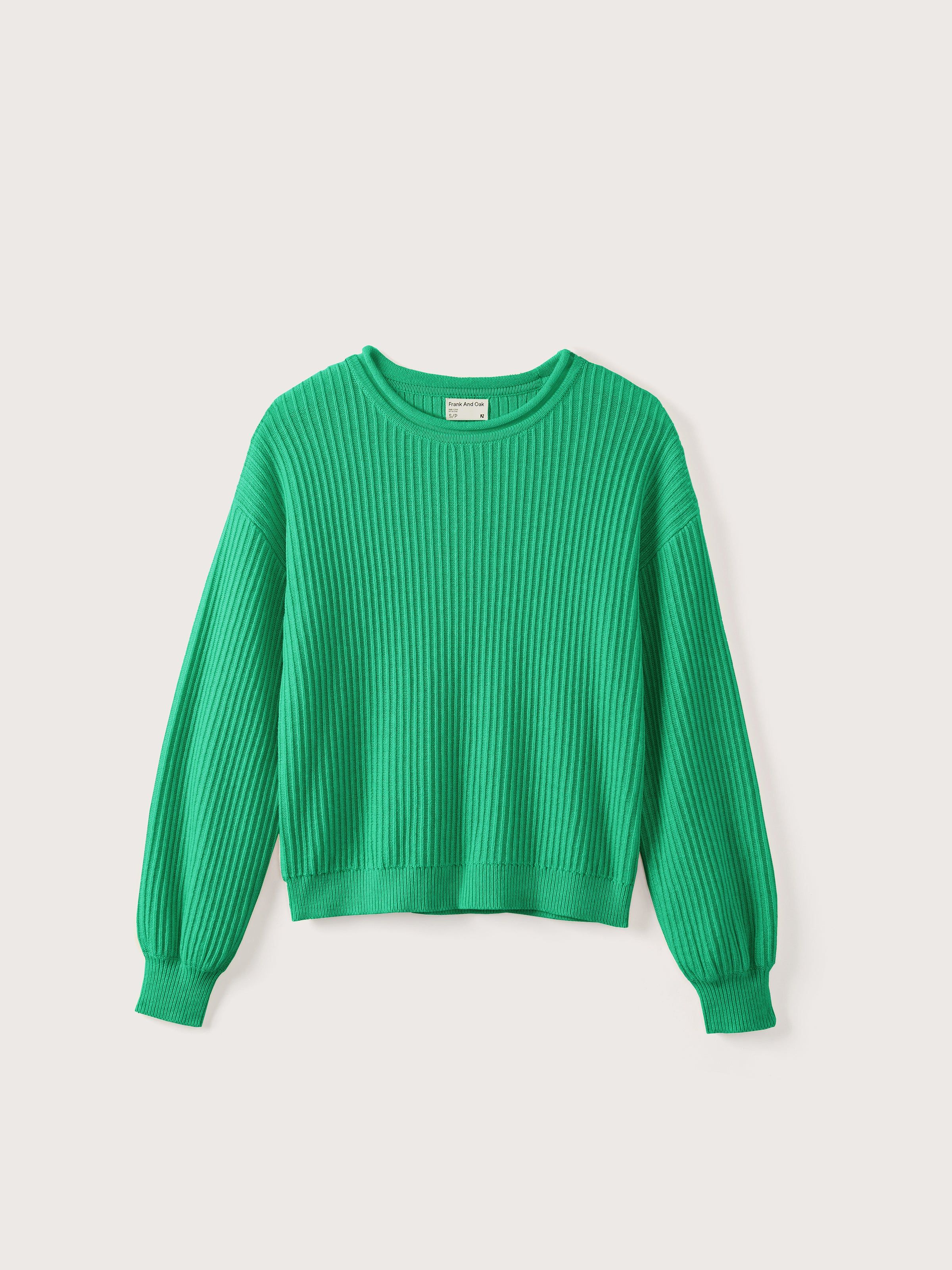 The SeaCell™ Sweater in Green sold by Frank & Oak product image thumbnail 7