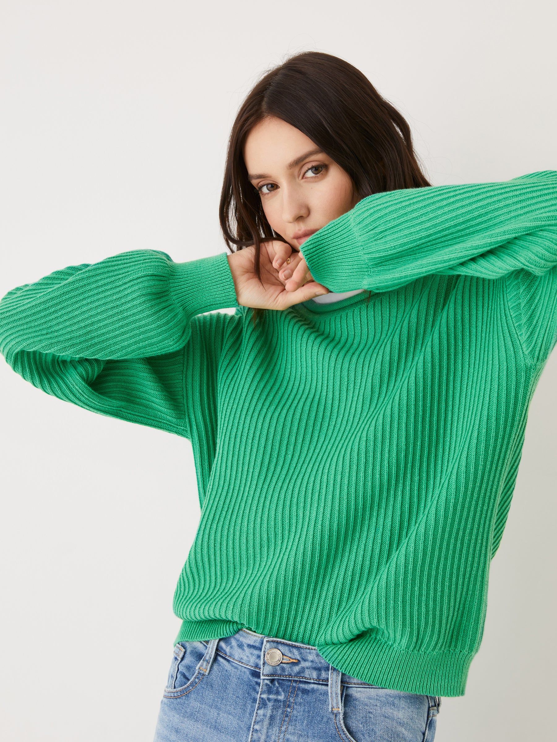 The SeaCell™ Sweater in Green sold by Frank & Oak product image thumbnail 2