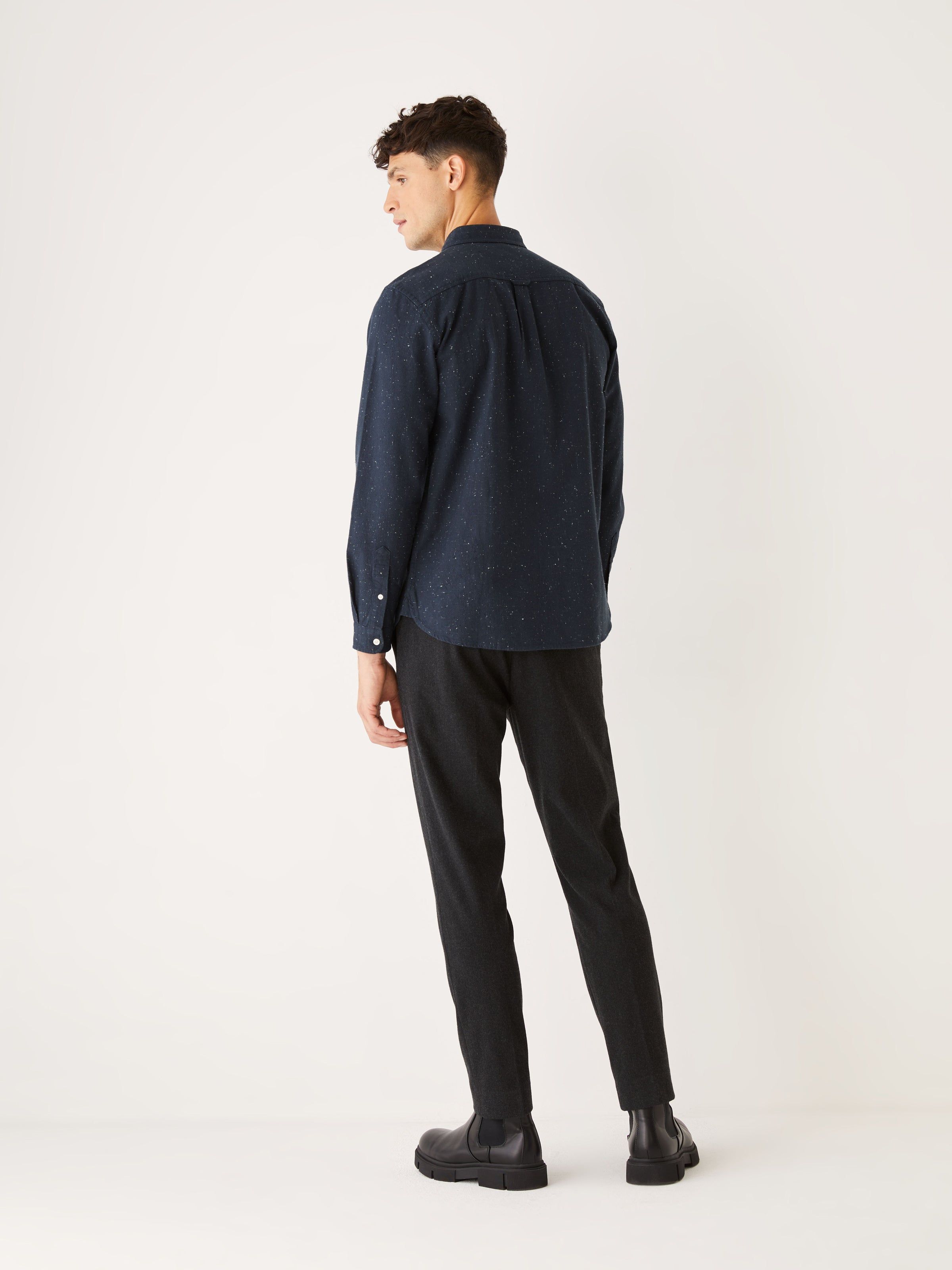 The Nepped Shirt in Dark Navy sold by Frank & Oak product image thumbnail 3