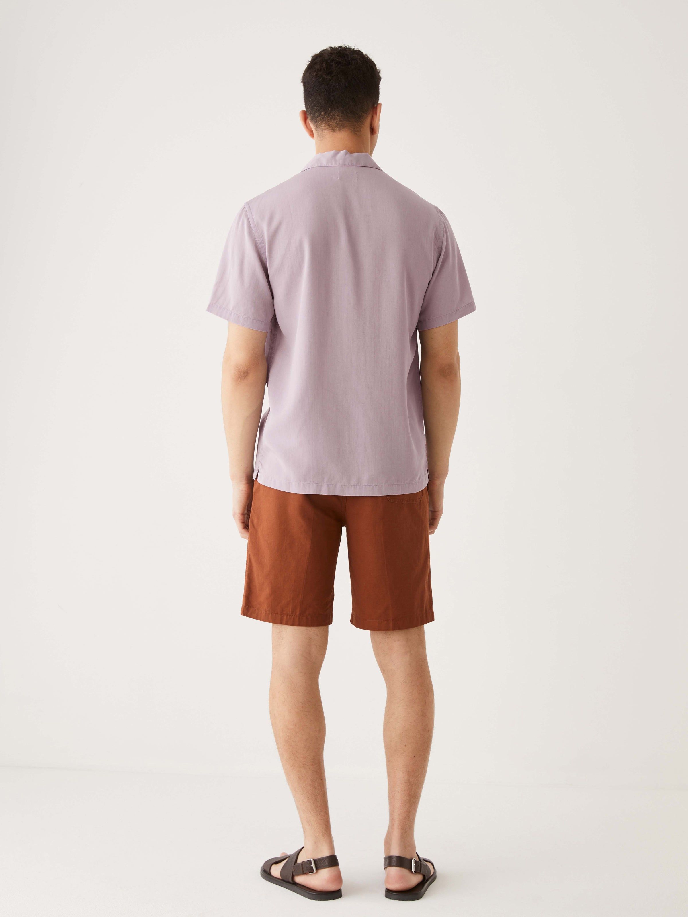 The Camp Collar Resort Shirt in Lavender sold by Frank & Oak product image thumbnail 3