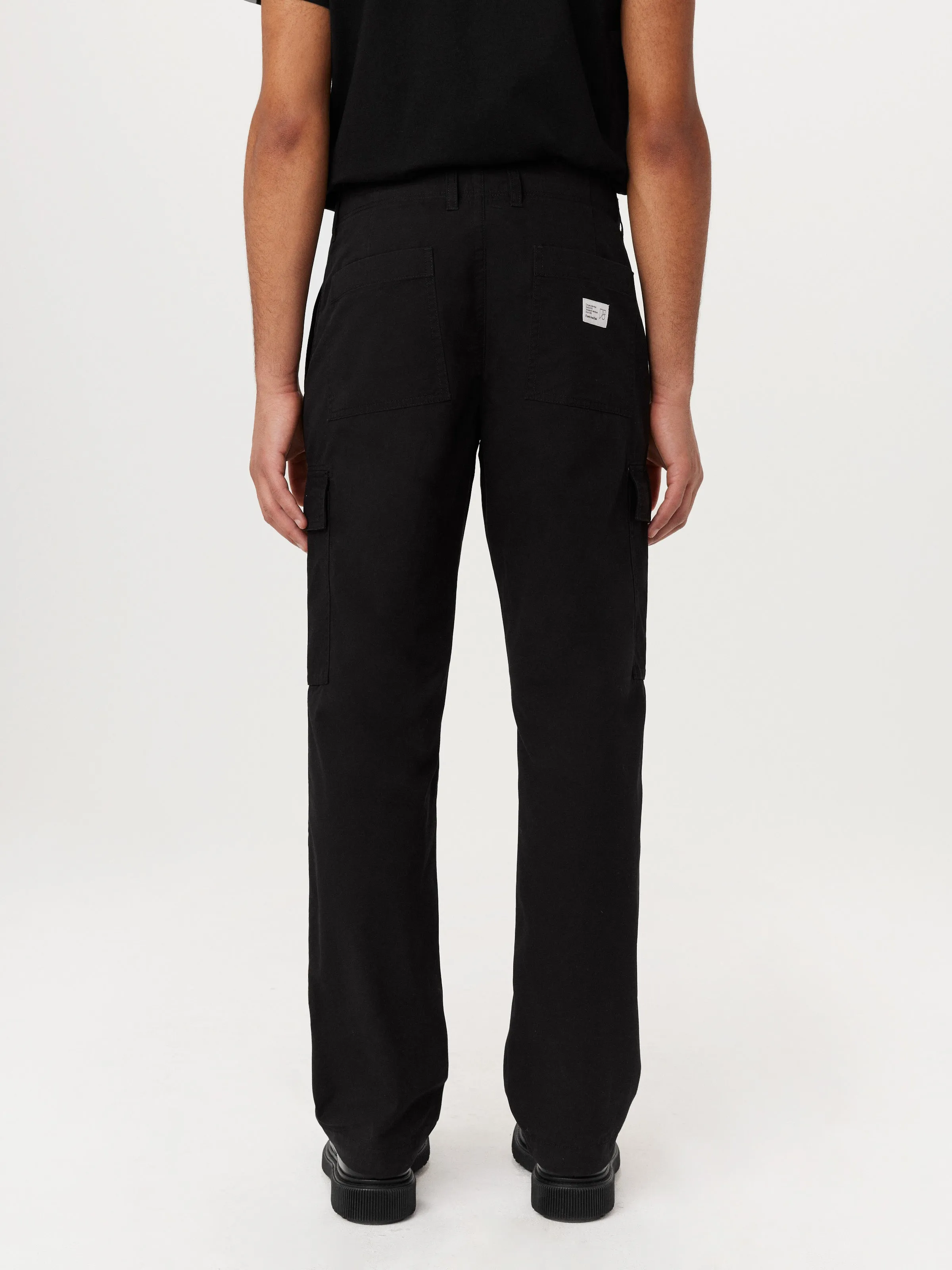 The Joey Straight Cargo Pant in Black sold by Frank & Oak product image thumbnail 4
