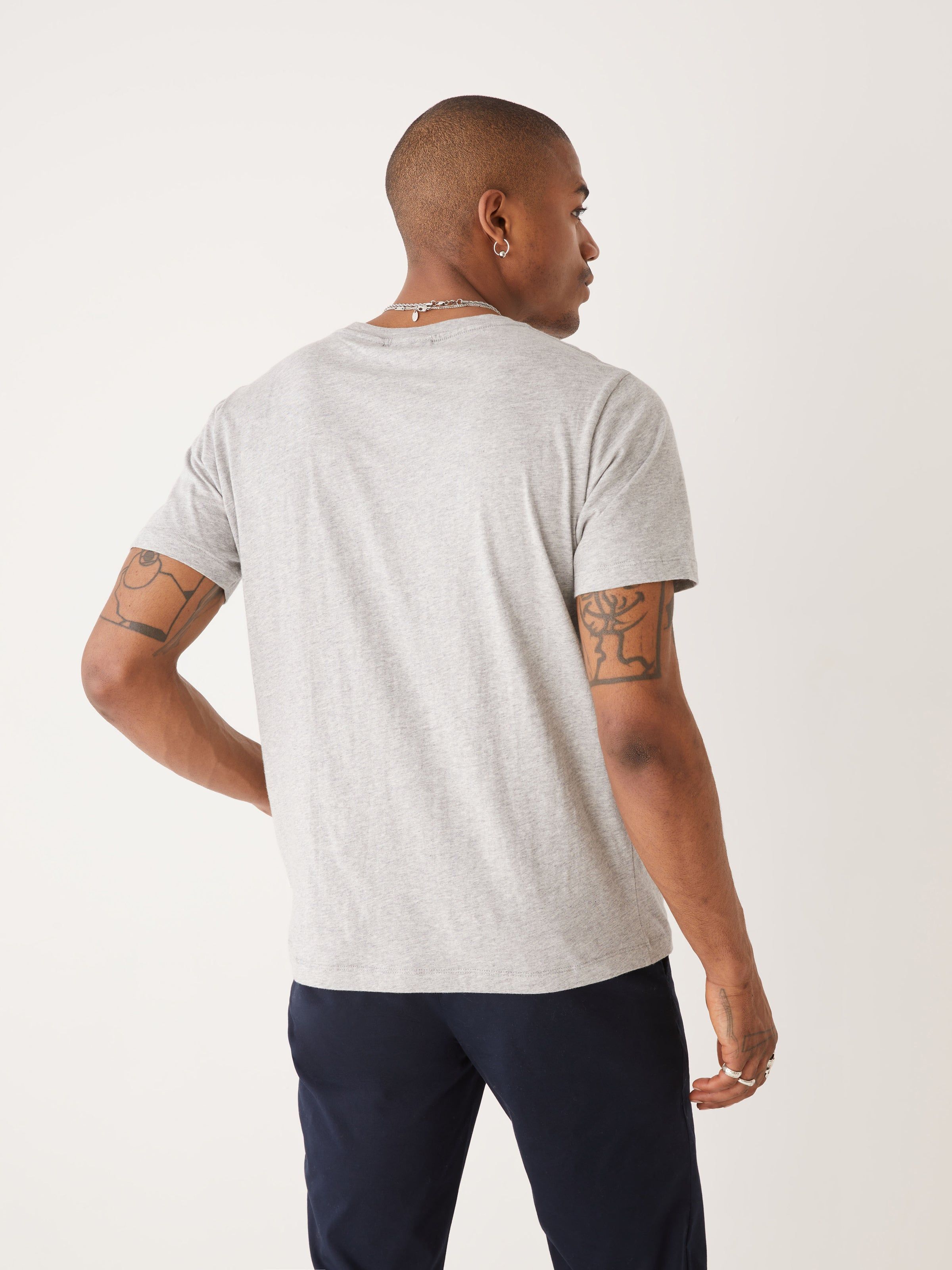 The Slim Fit Essential T-Shirt in Vintage Grey sold by Frank & Oak product image thumbnail 2