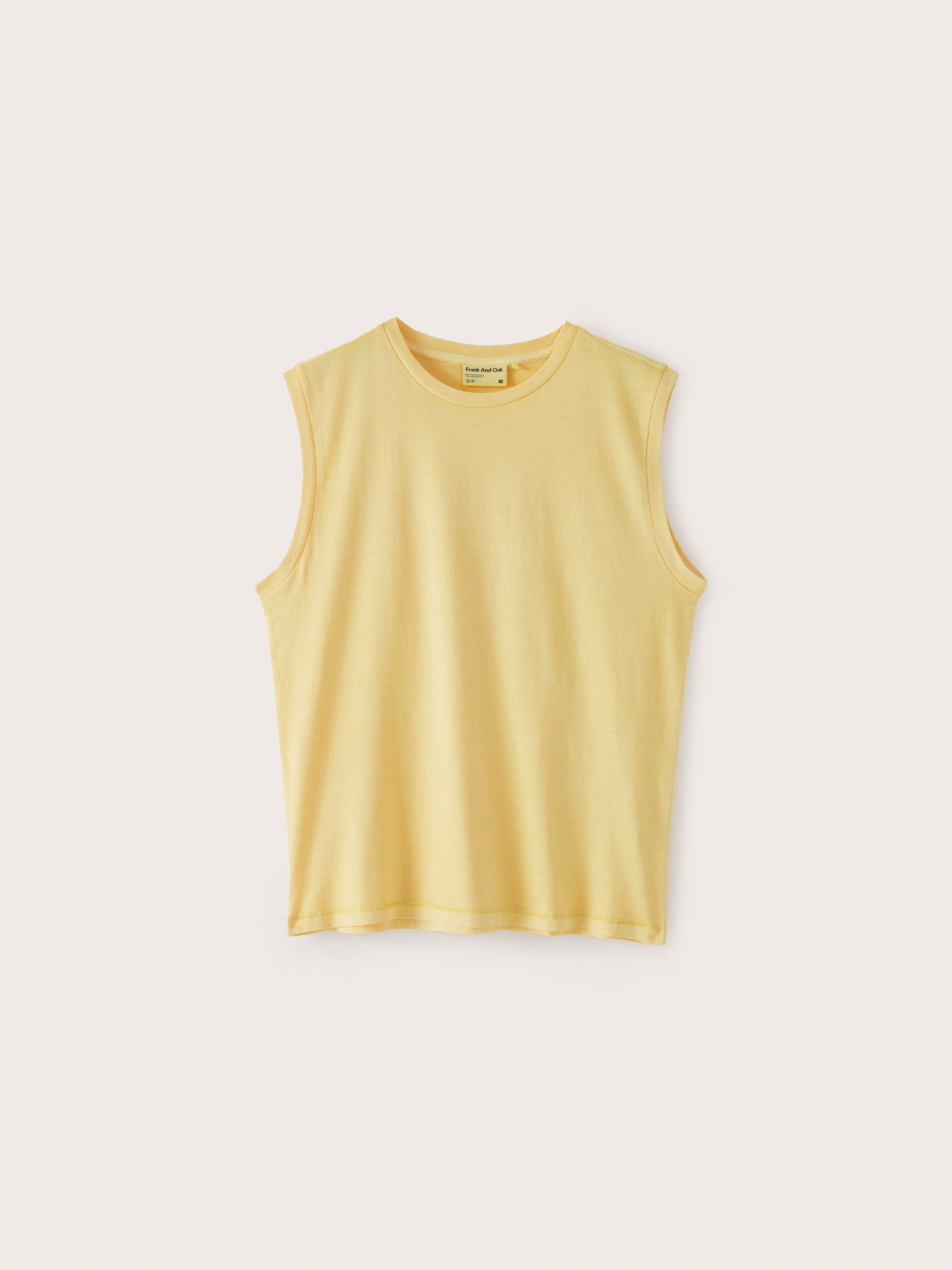The Essential Tank Top in Daisy sold by Frank & Oak product image thumbnail 7